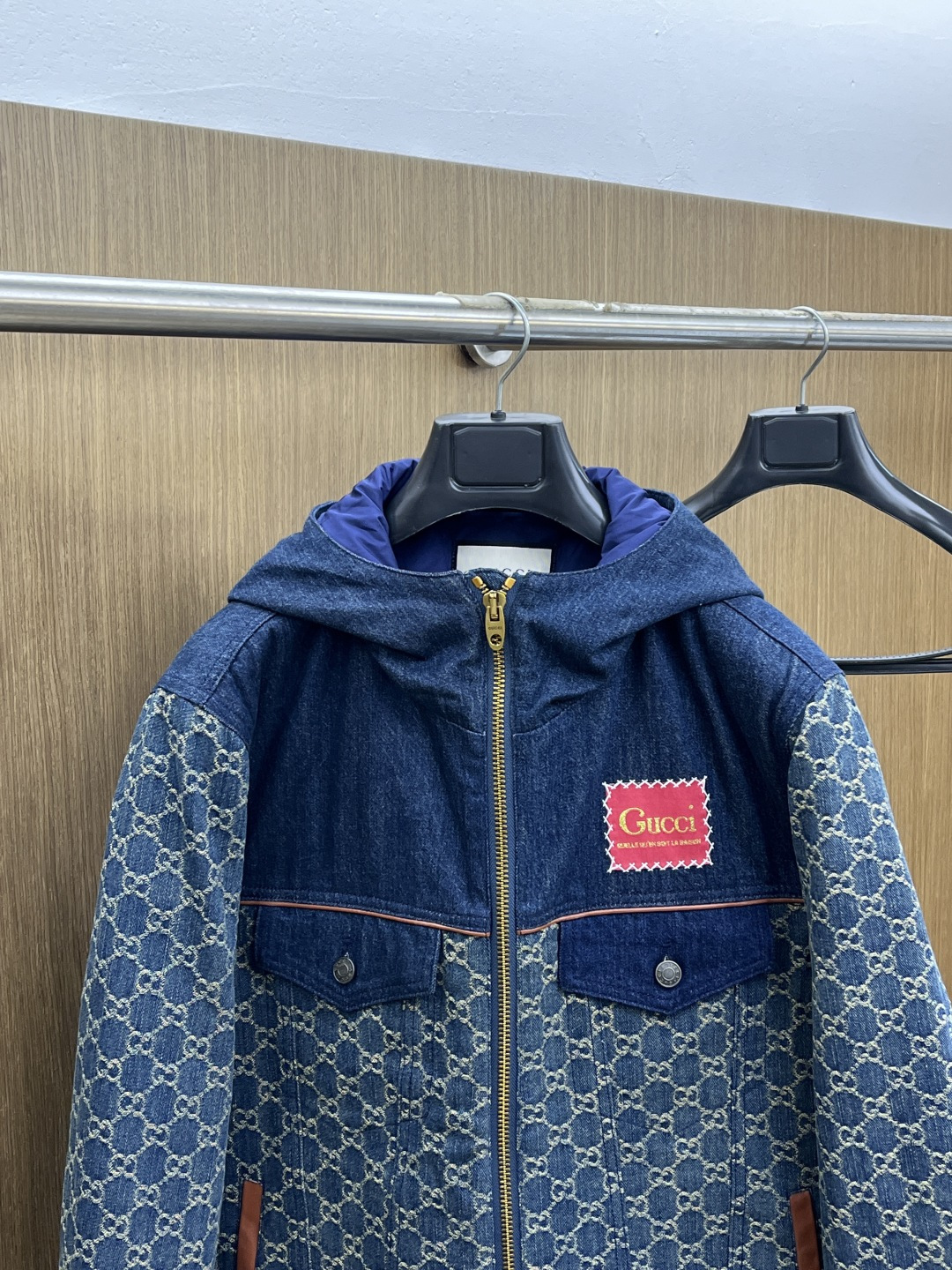 Gucci Down Jacket Goose Down Pink L-xl