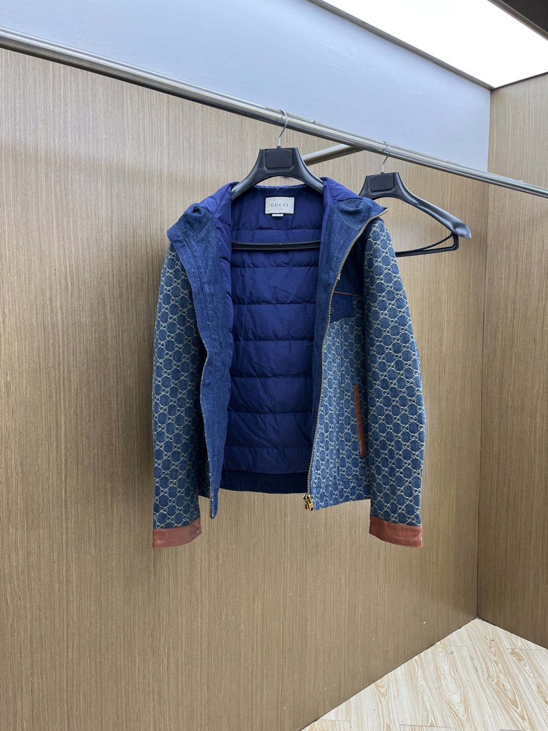 Gucci Down Jacket Goose Down Pink L-xl