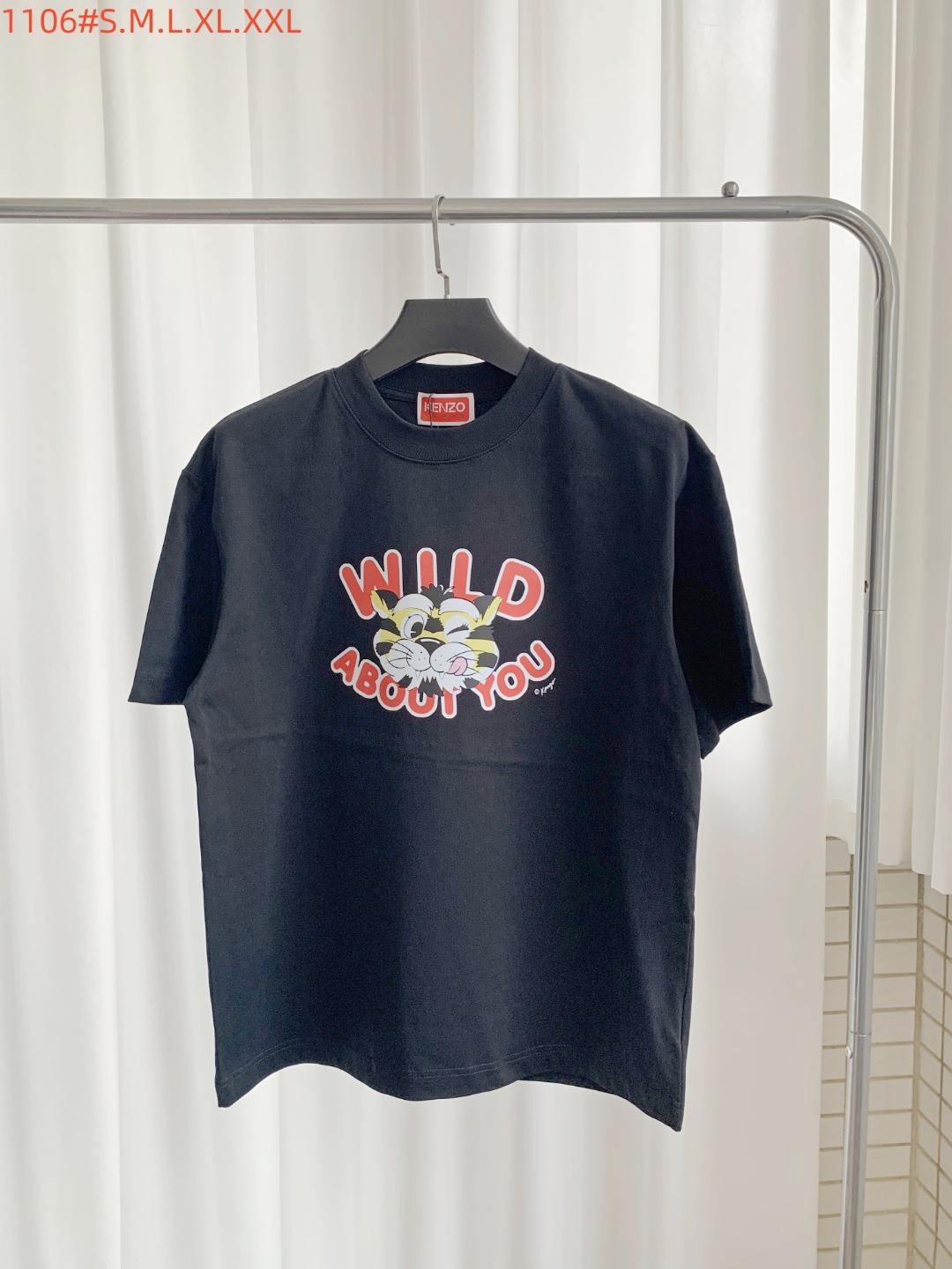 Kenzo Basic Clothing Cotton Black Printed S-m-l-xl-xxl