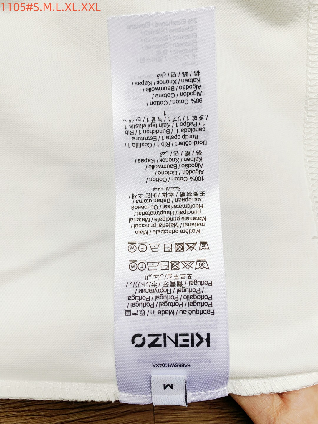 Kenzo Basic Clothing Cotton Black Printed S-m-l-xl-xxl