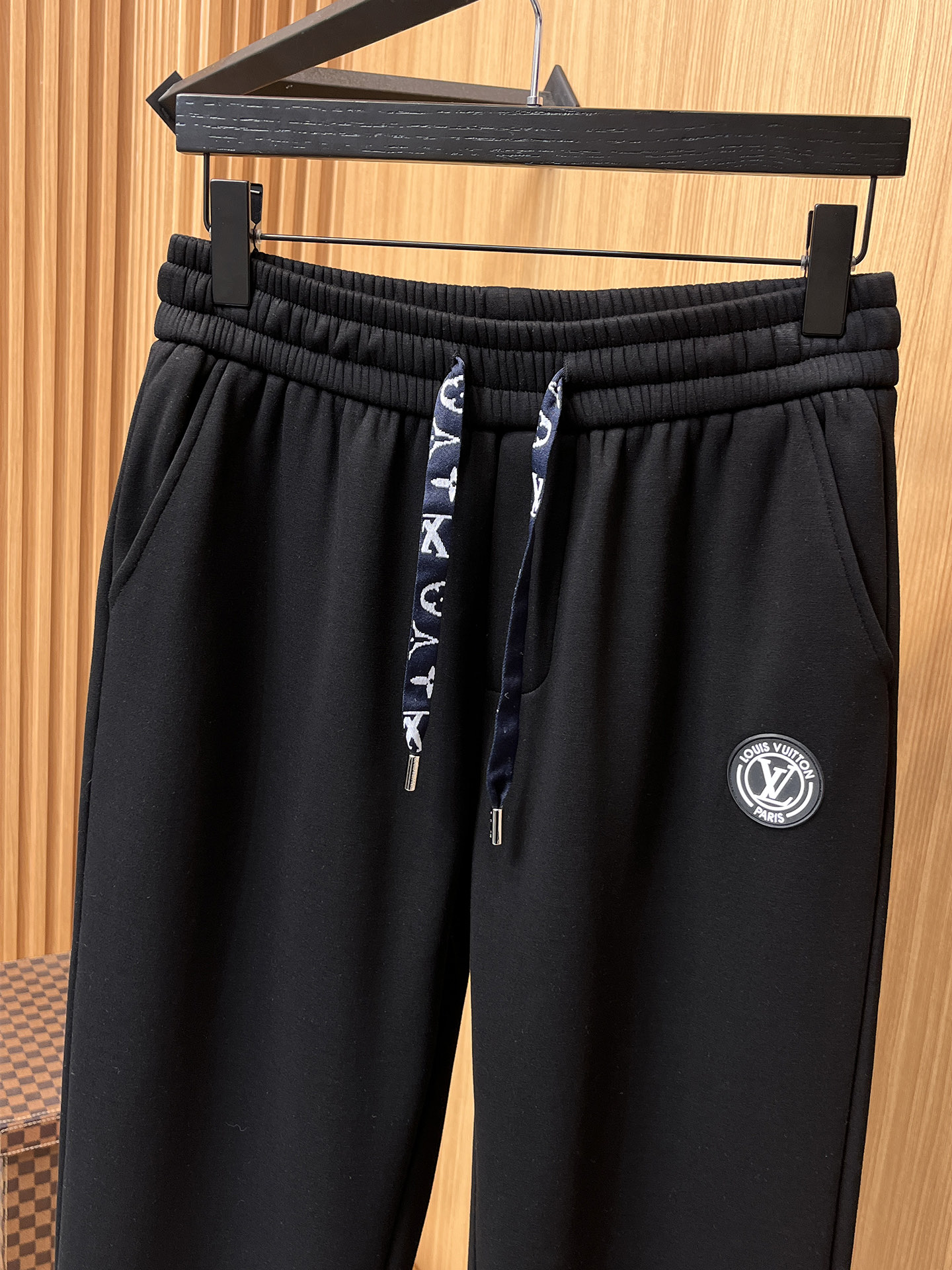 Louis Vuitton Basic Clothing Cotton Black Fleece Lined S-m-l-xl
