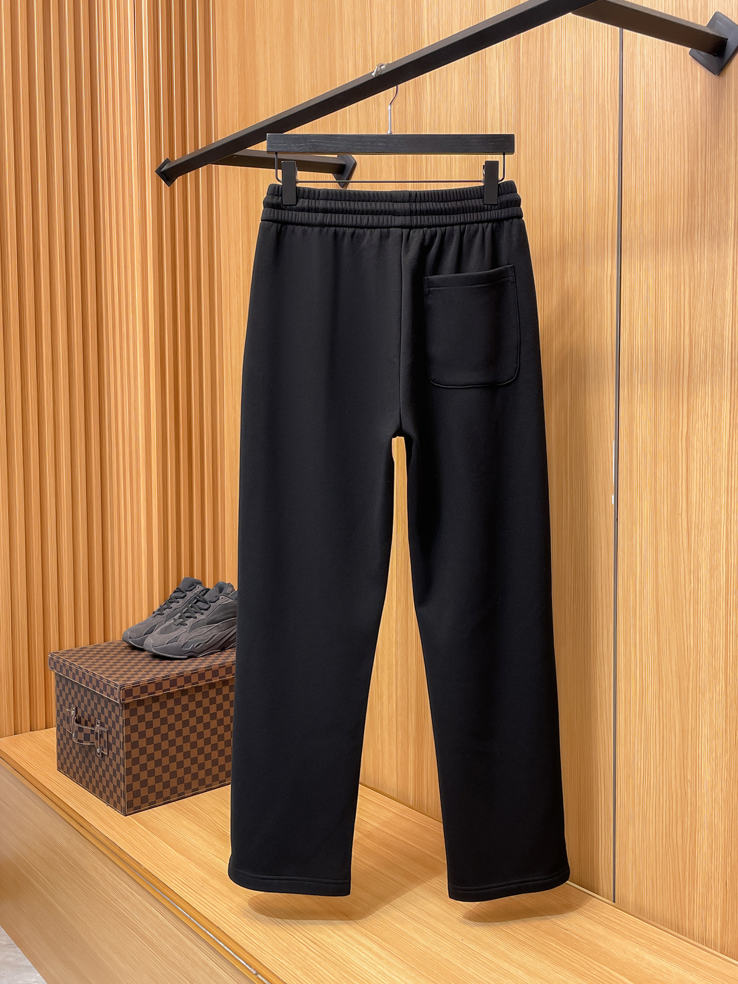 Louis Vuitton Basic Clothing Cotton Black Fleece Lined S-m-l-xl
