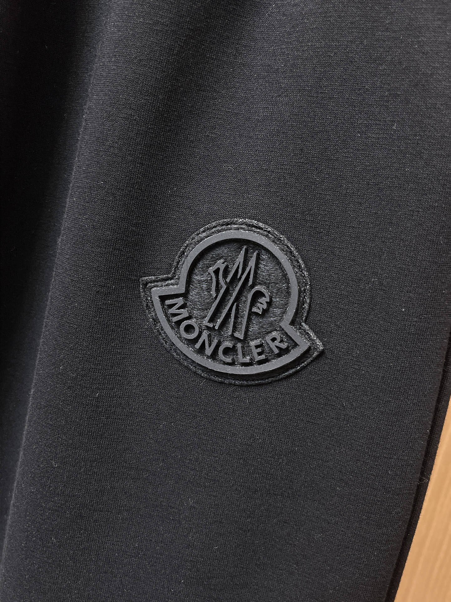 Moncler Basic Clothing Cotton Black Fleece Lined S-m-l-xl