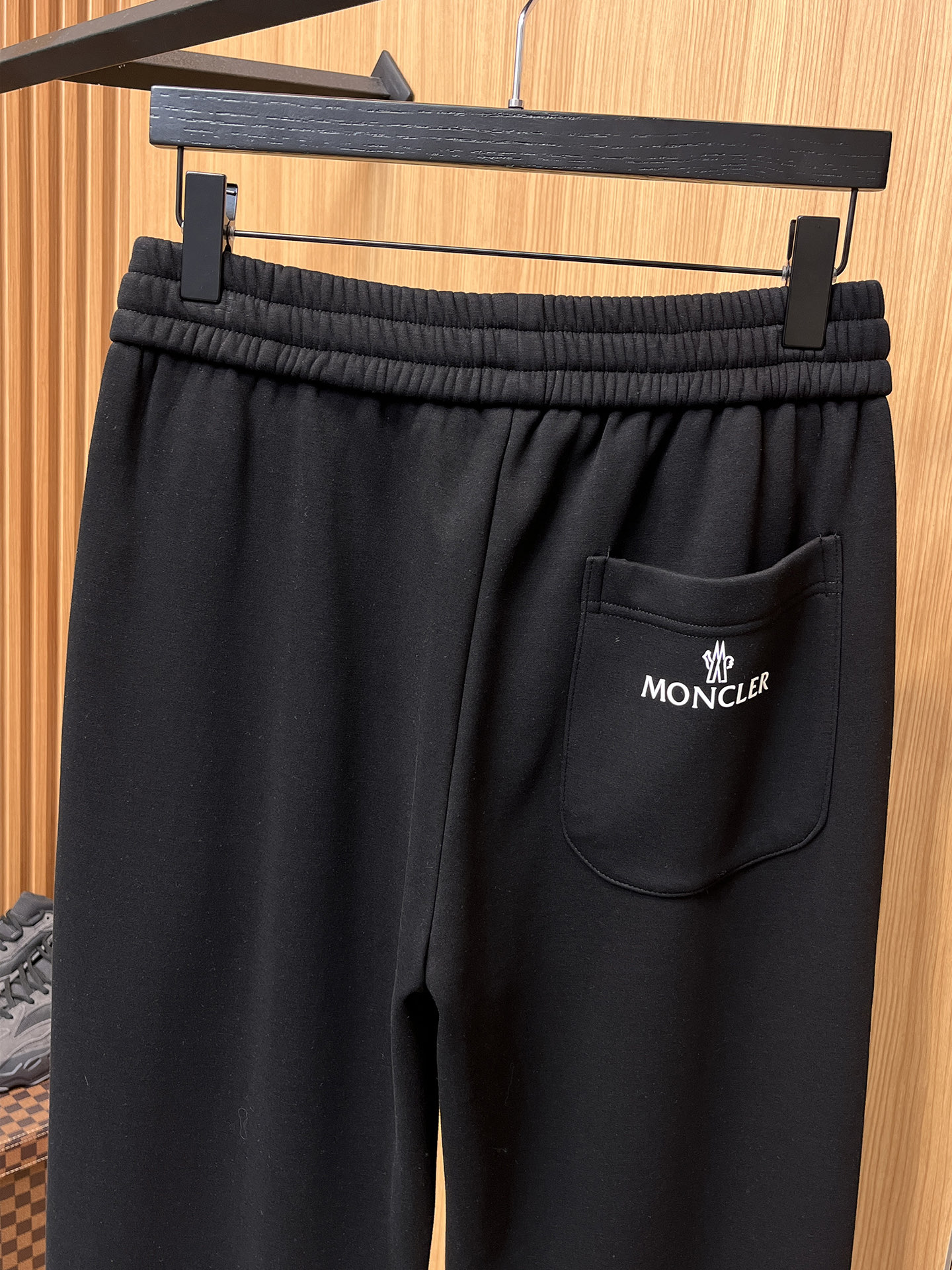 Moncler Basic Clothing Cotton Black Fleece Lined S-m-l-xl