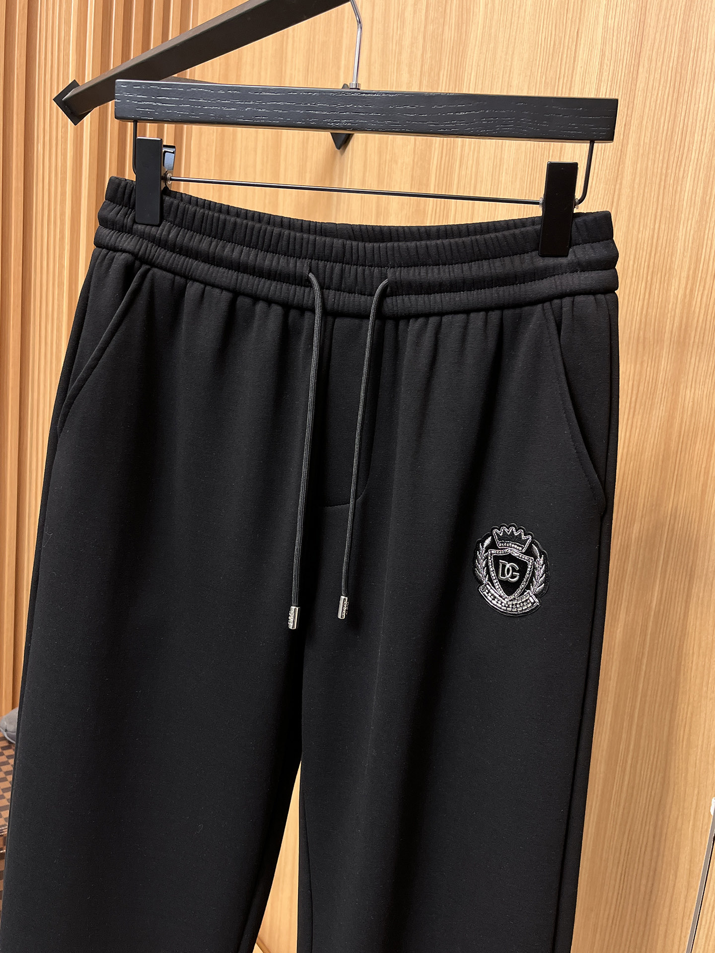 Dolcegabbana Basic Clothing Cotton Black Fleece Lined S-m-xl