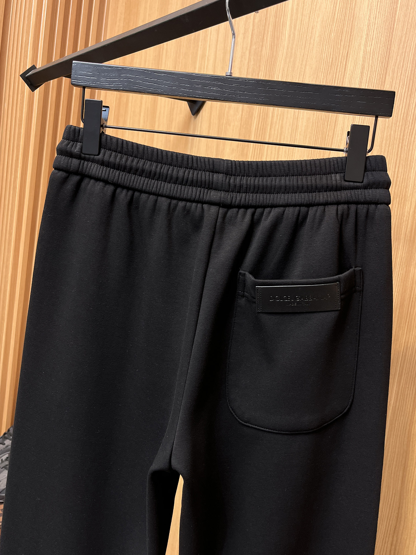 Dolcegabbana Basic Clothing Cotton Black Fleece Lined S-m-xl