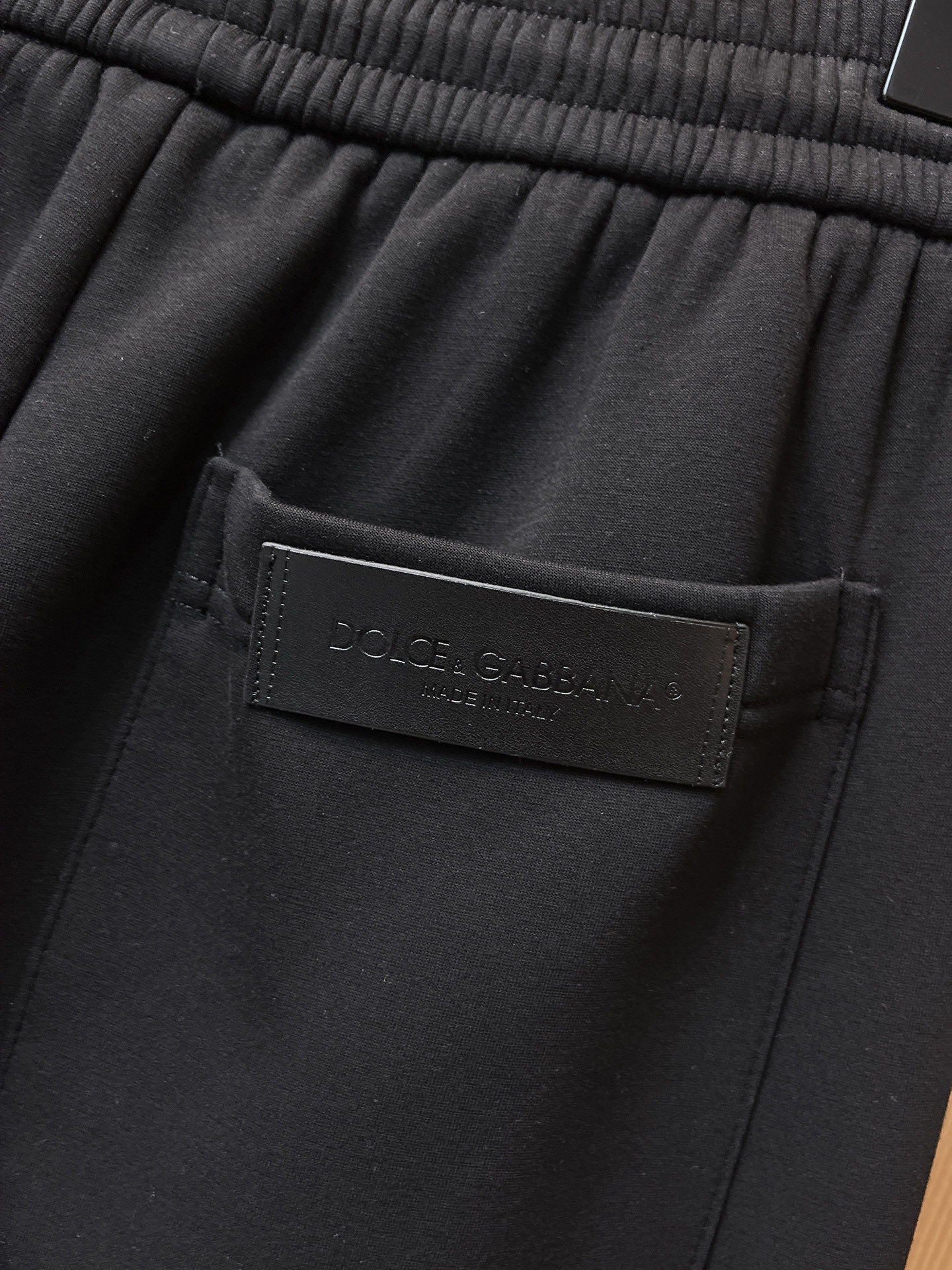 Dolcegabbana Basic Clothing Cotton Black Fleece Lined S-m-xl