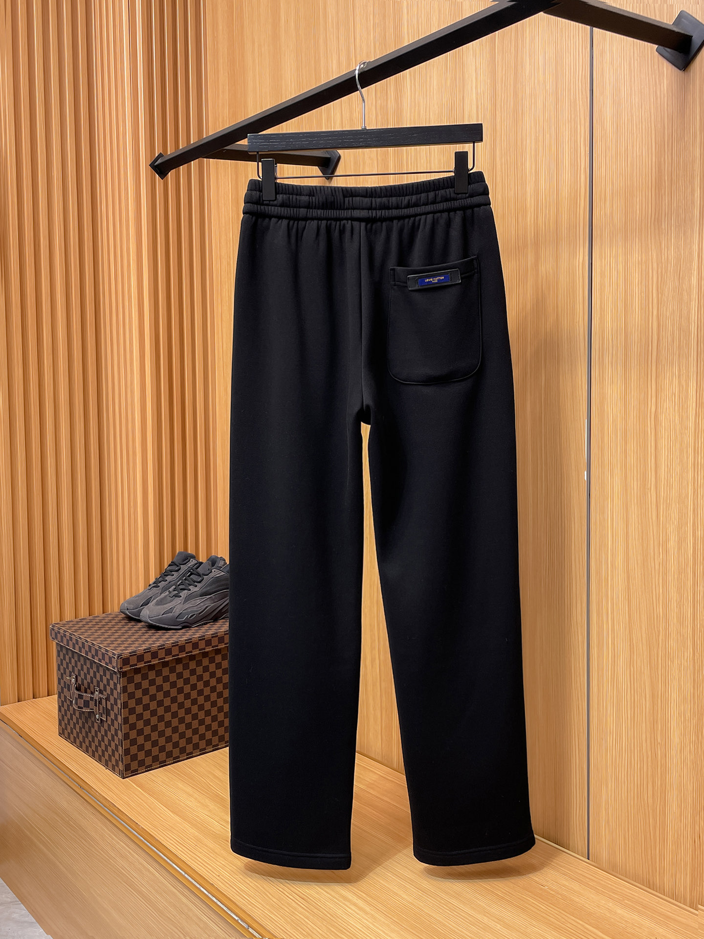 Louis Vuitton Basic Clothing Cotton Black Fleece Lined S-m-l-xl