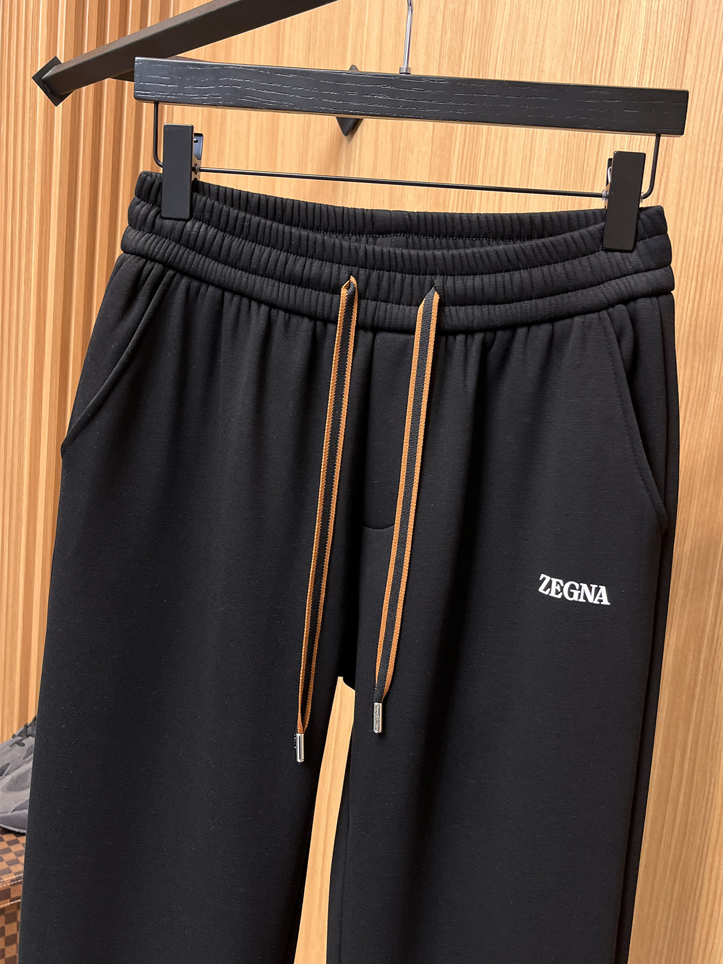 Ermenegildo Zegna Basic Clothing Cotton Black Fleece Lined S-m-xl