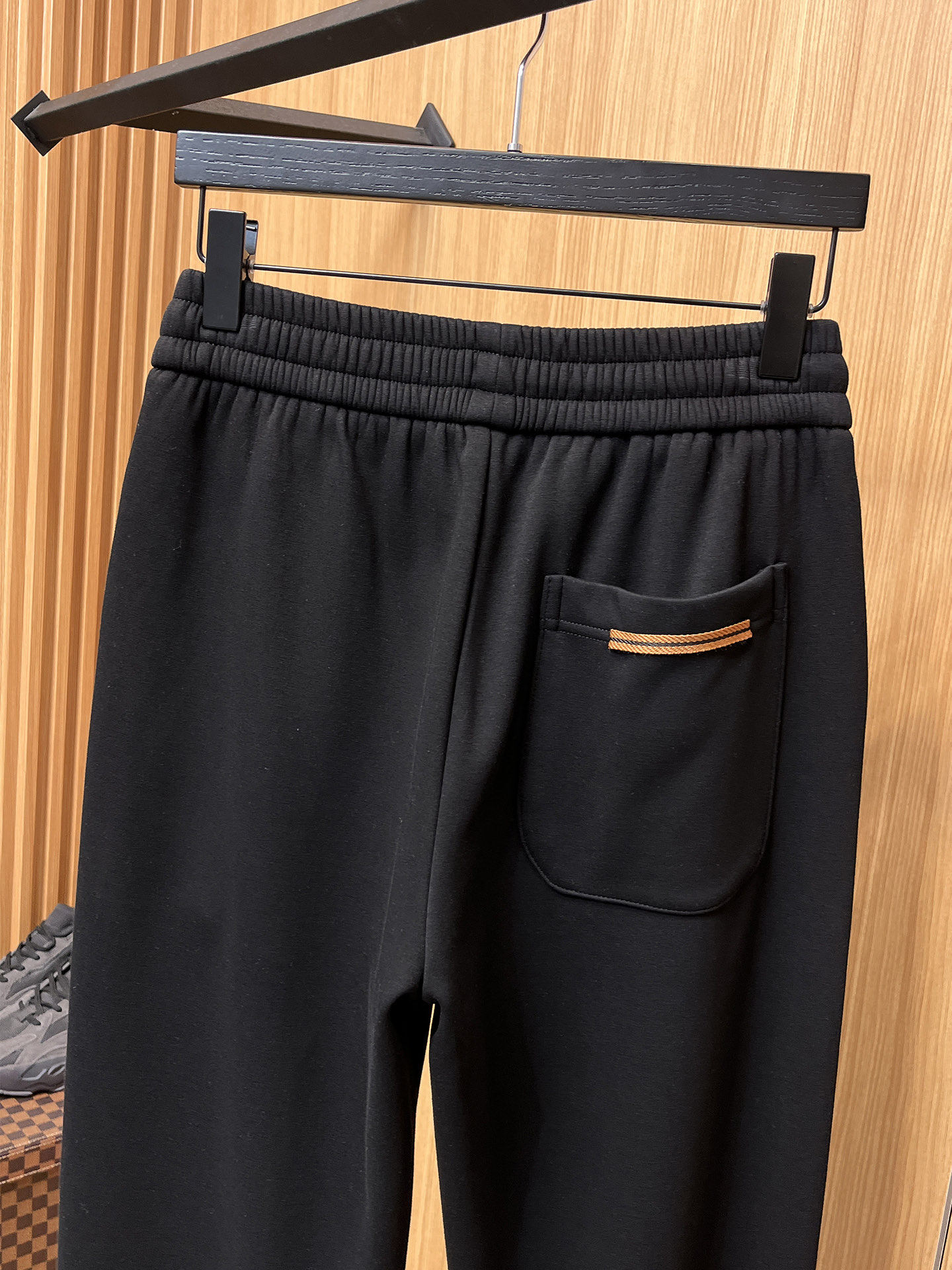 Ermenegildo Zegna Basic Clothing Cotton Black Fleece Lined S-m-xl
