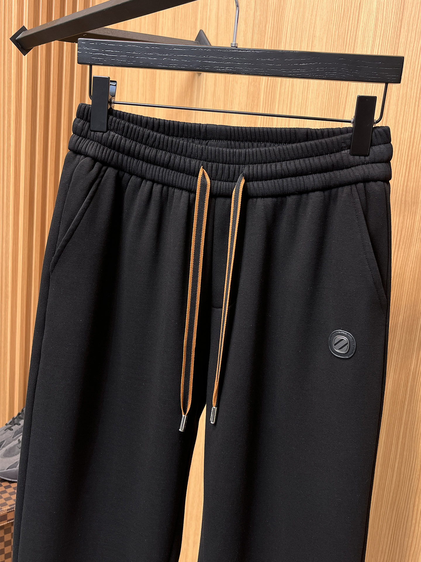 Ermenegildo Zegna Basic Clothing Cotton Black Fleece Lined S-m-xl