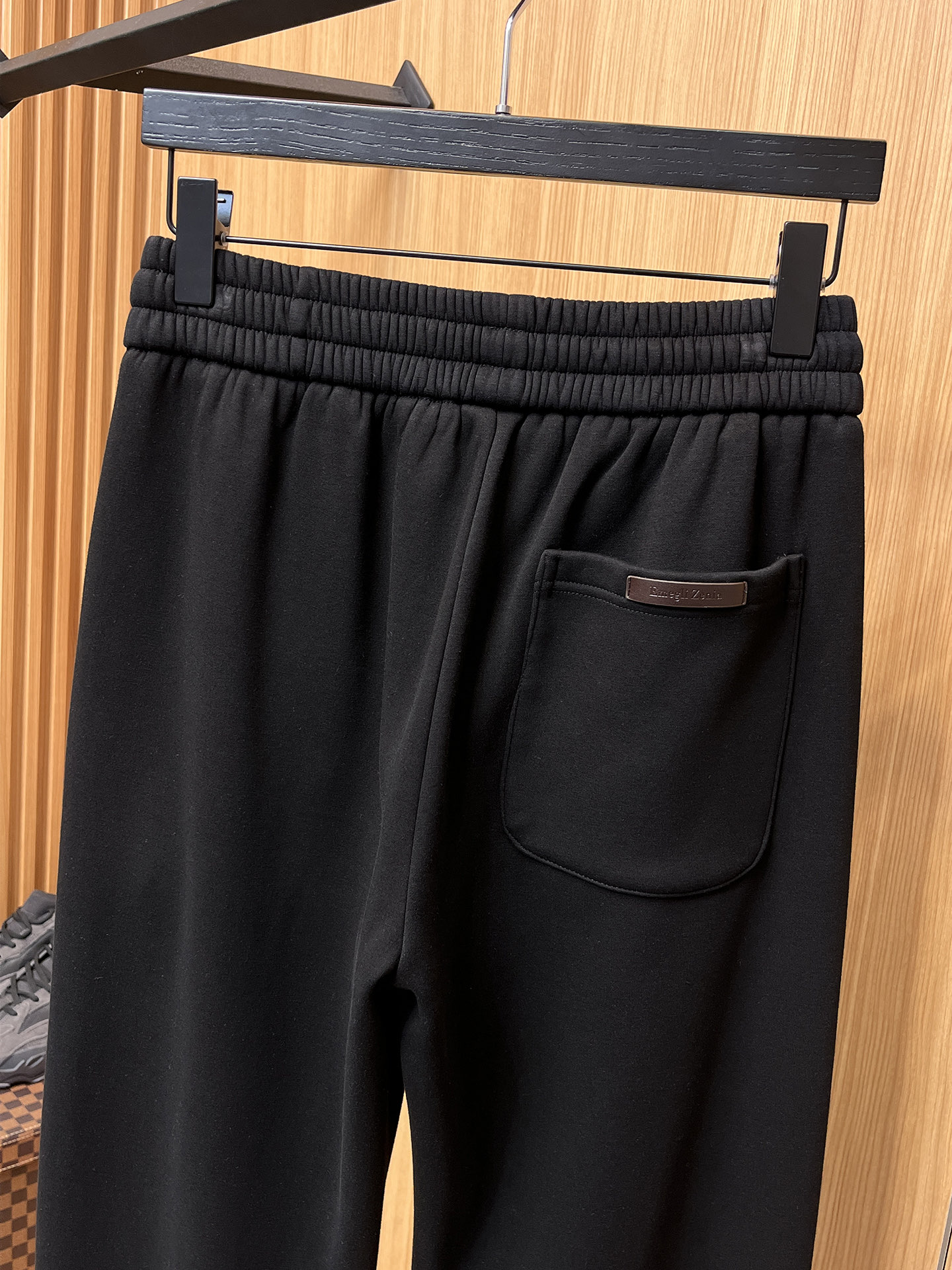 Ermenegildo Zegna Basic Clothing Cotton Black Fleece Lined S-m-xl