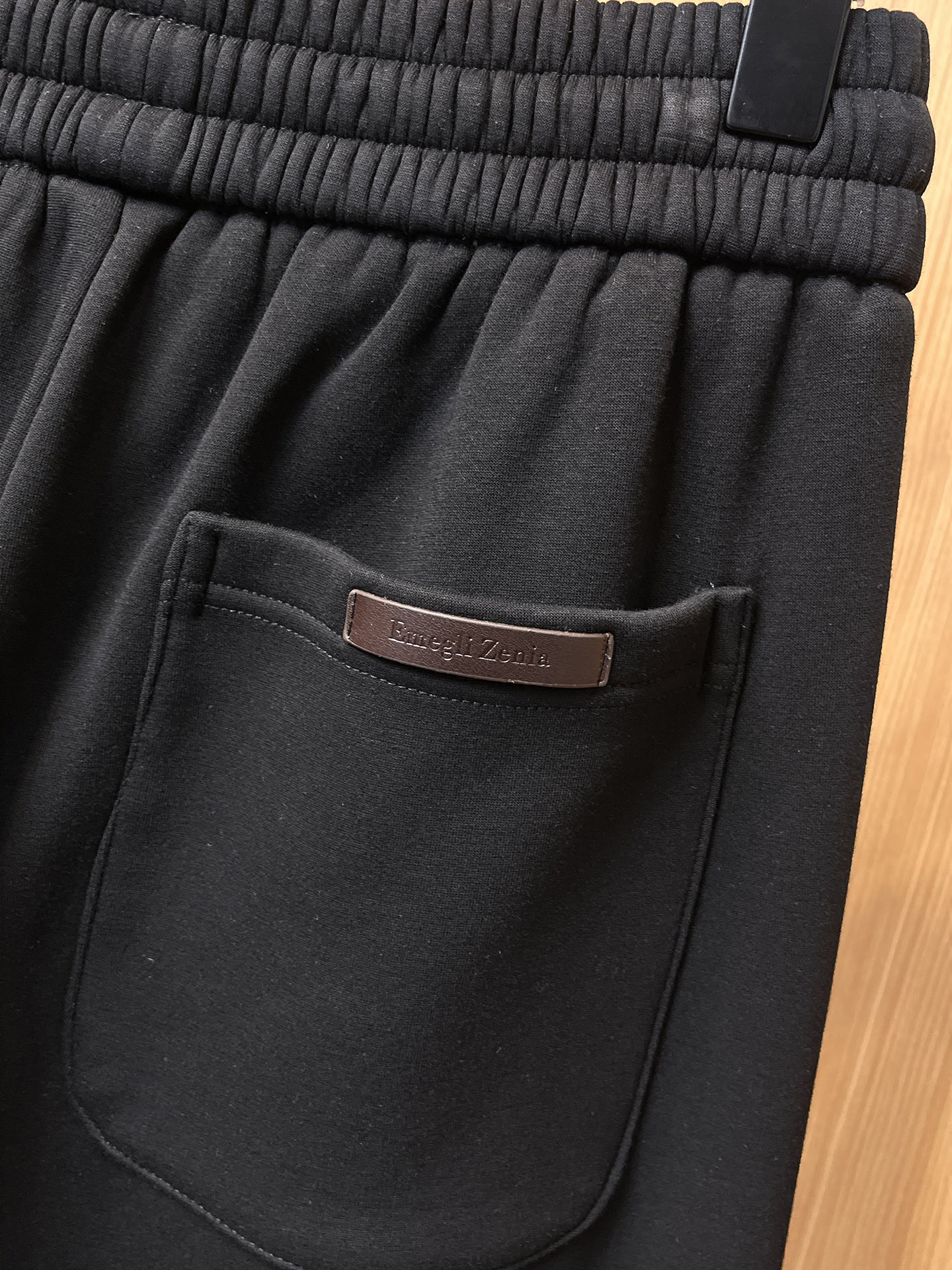 Ermenegildo Zegna Basic Clothing Cotton Black Fleece Lined S-m-xl