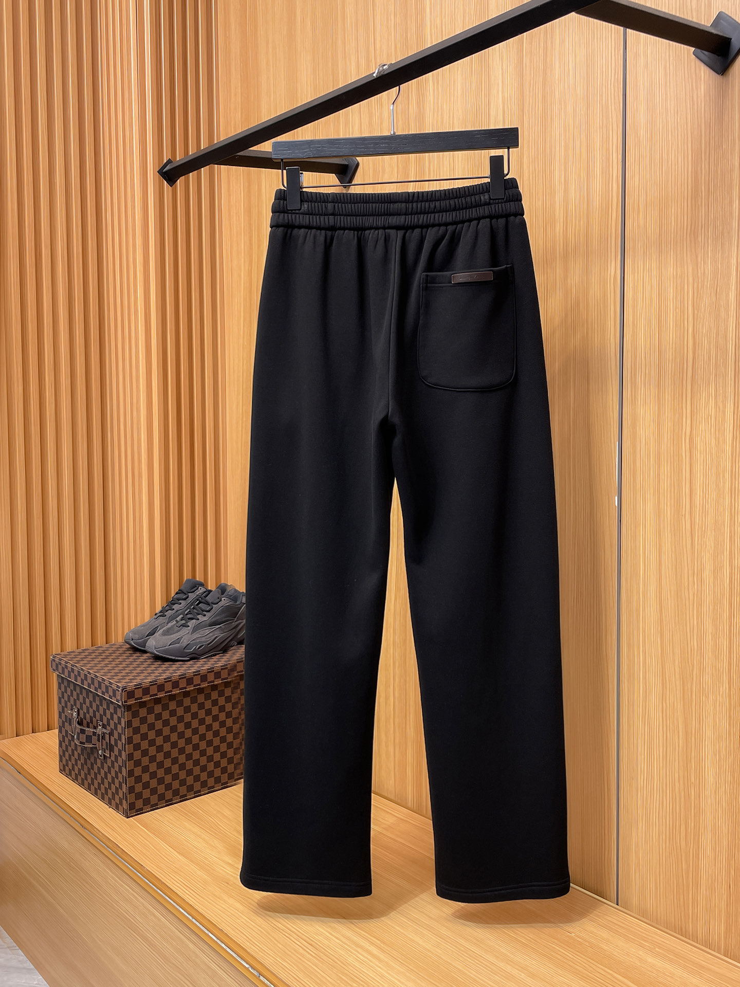 Ermenegildo Zegna Basic Clothing Cotton Black Fleece Lined S-m-xl