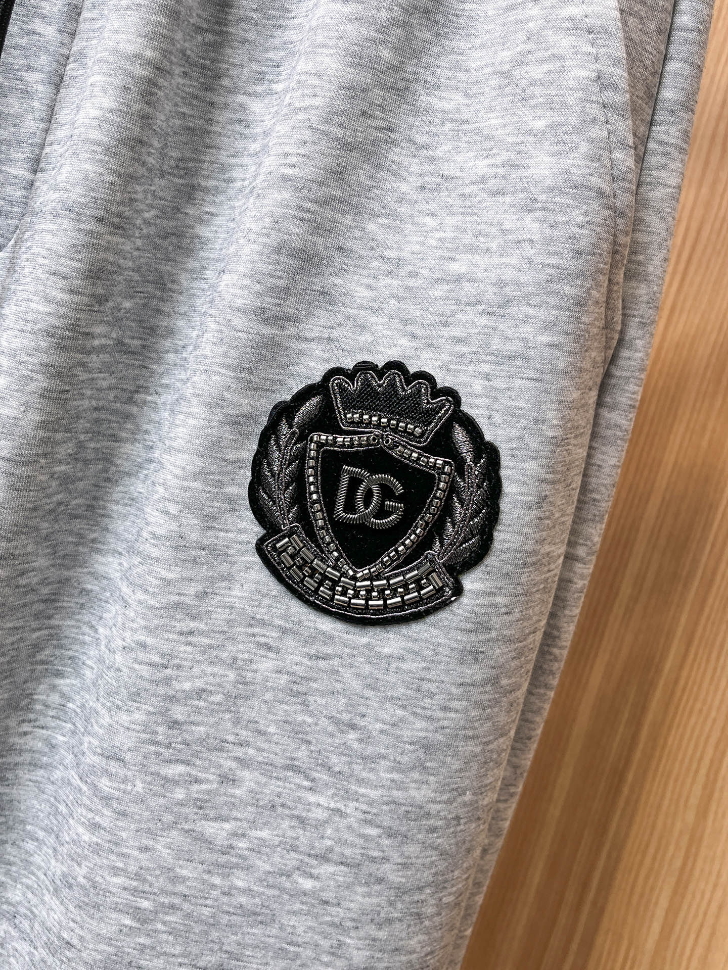 Dolcegabbana Basic Clothing Cotton Black Fleece Lined S-m-xl