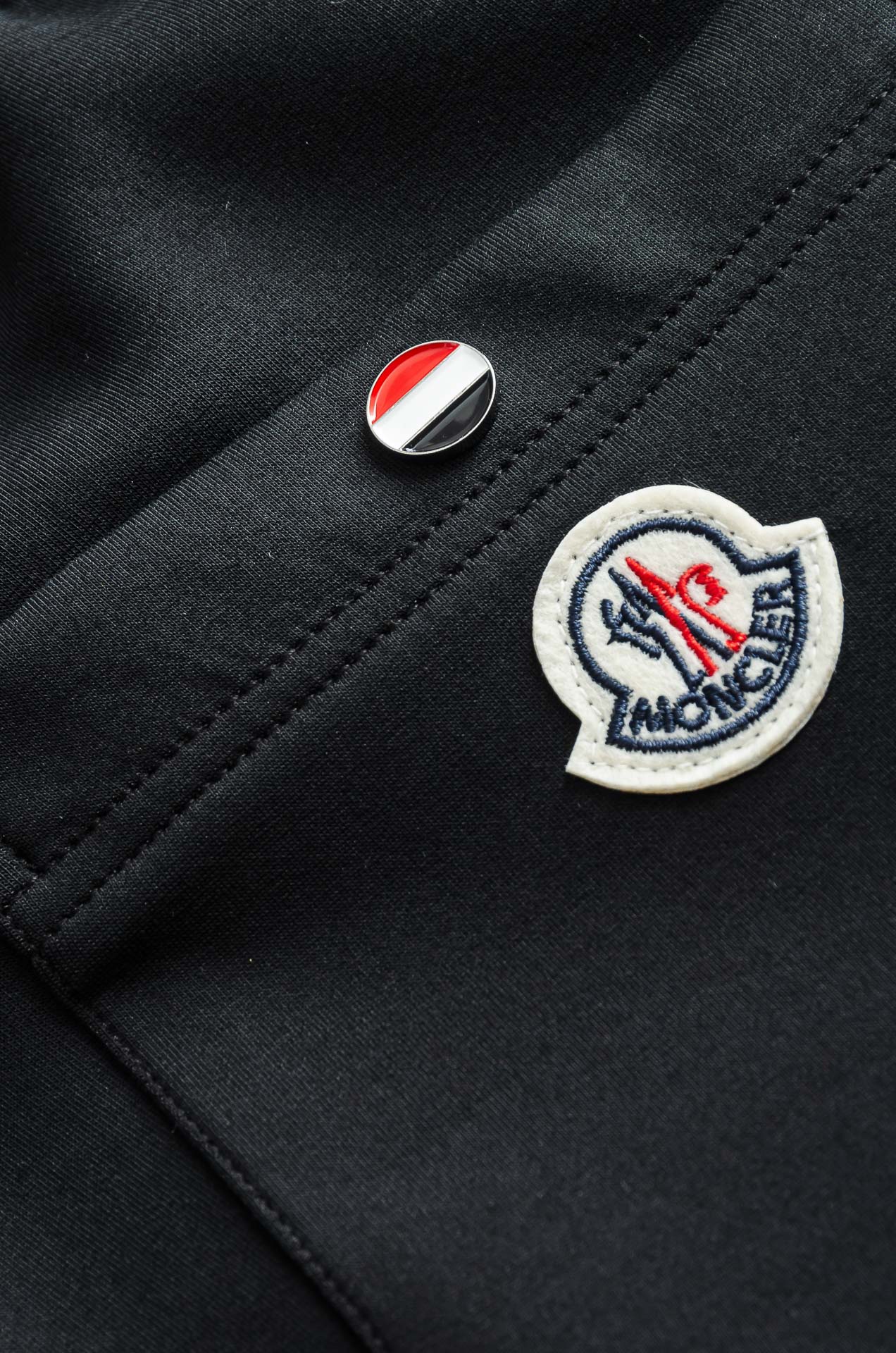 Moncler Male Basic Clothing Cotton Loose Fit M-l-xxxl