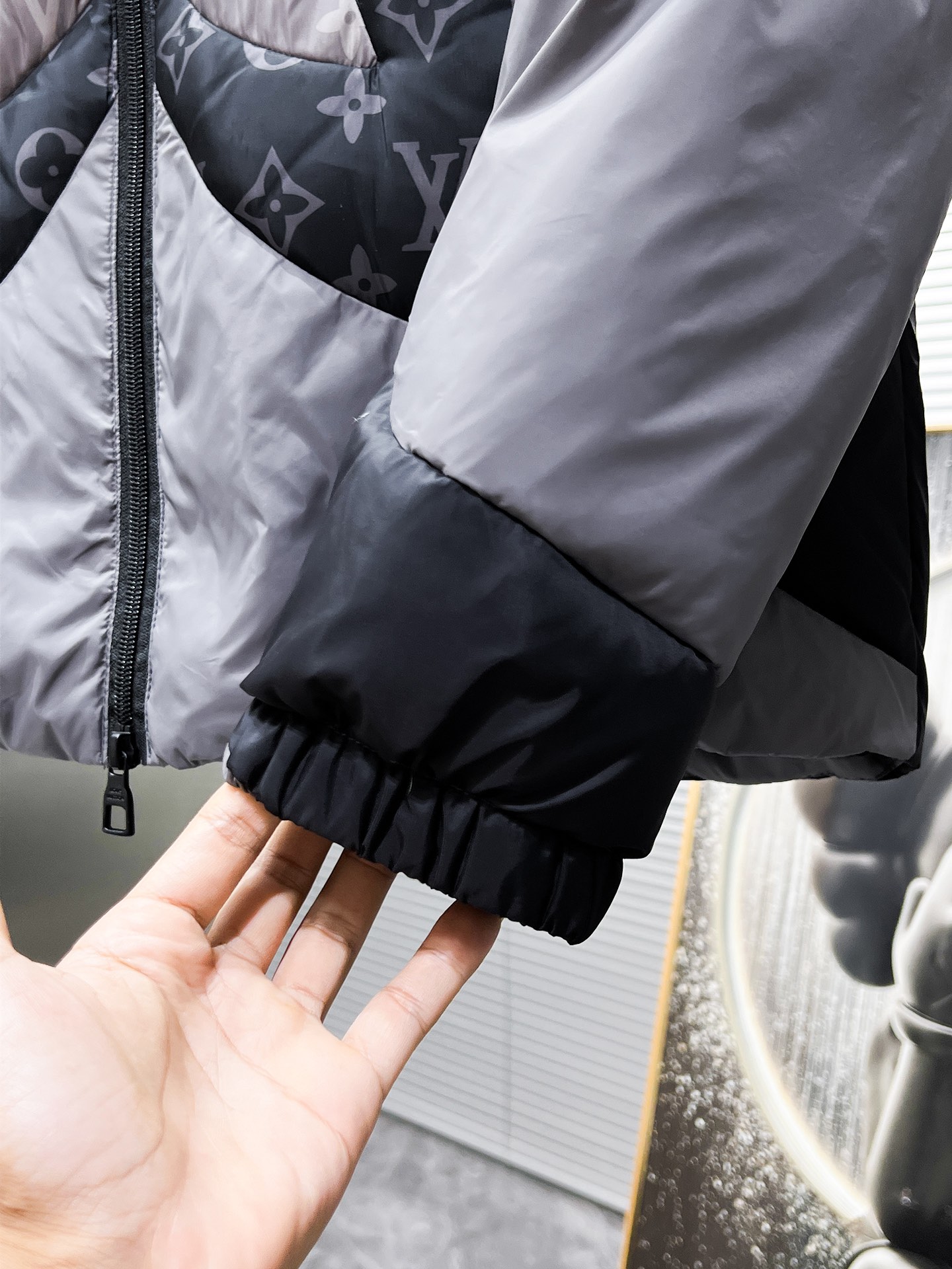 Louis Vuitton Couple Down Jacket Hooded L