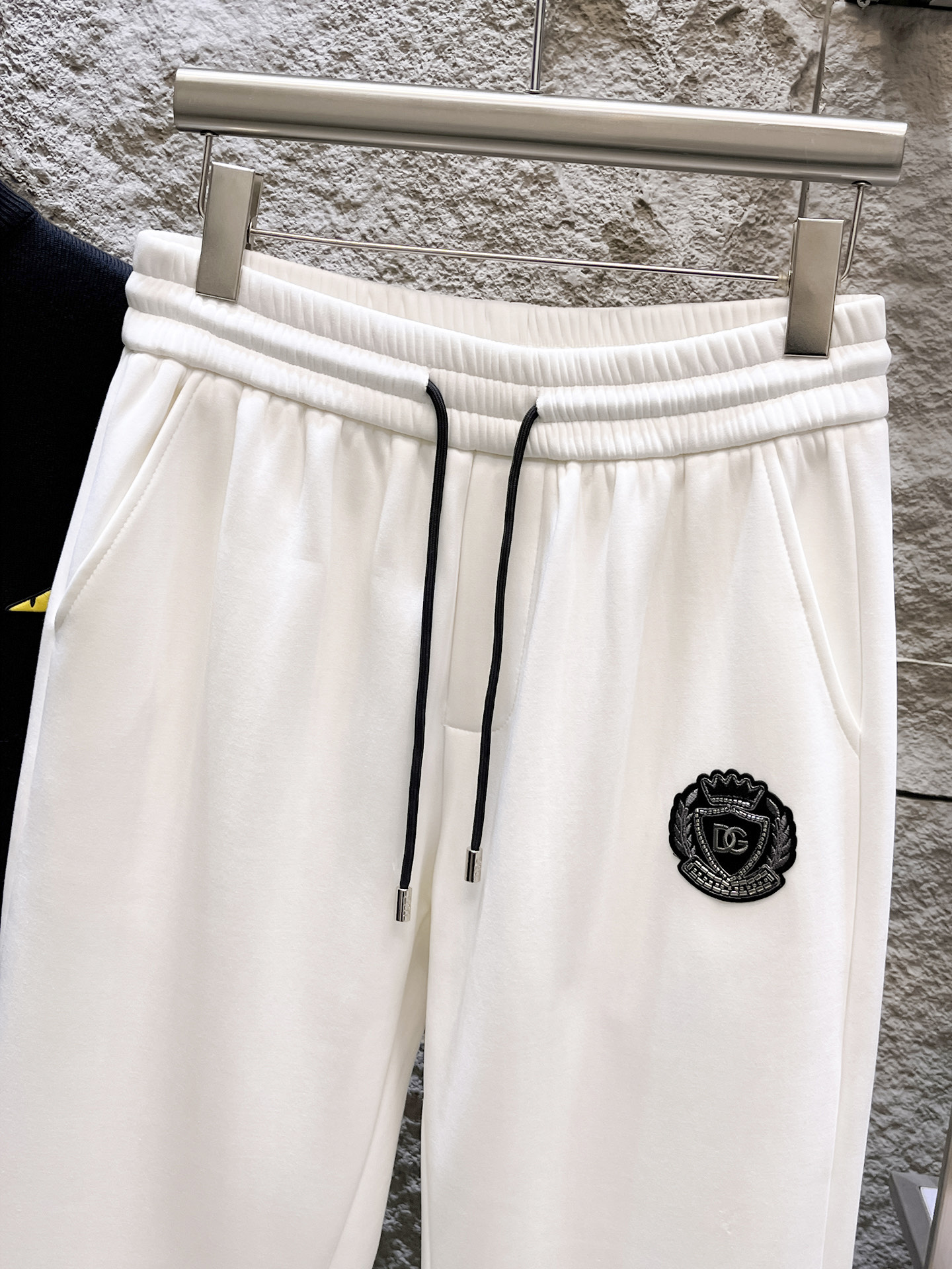 Dolcegabbana Basic Clothing Cotton Black Fleece Lined S-m-xl