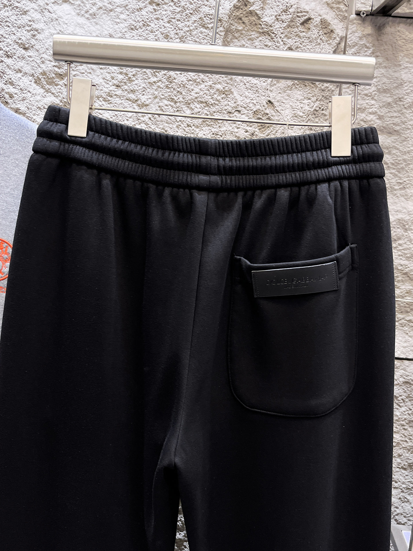 Dolcegabbana Basic Clothing Cotton Black Fleece Lined S-m-xl