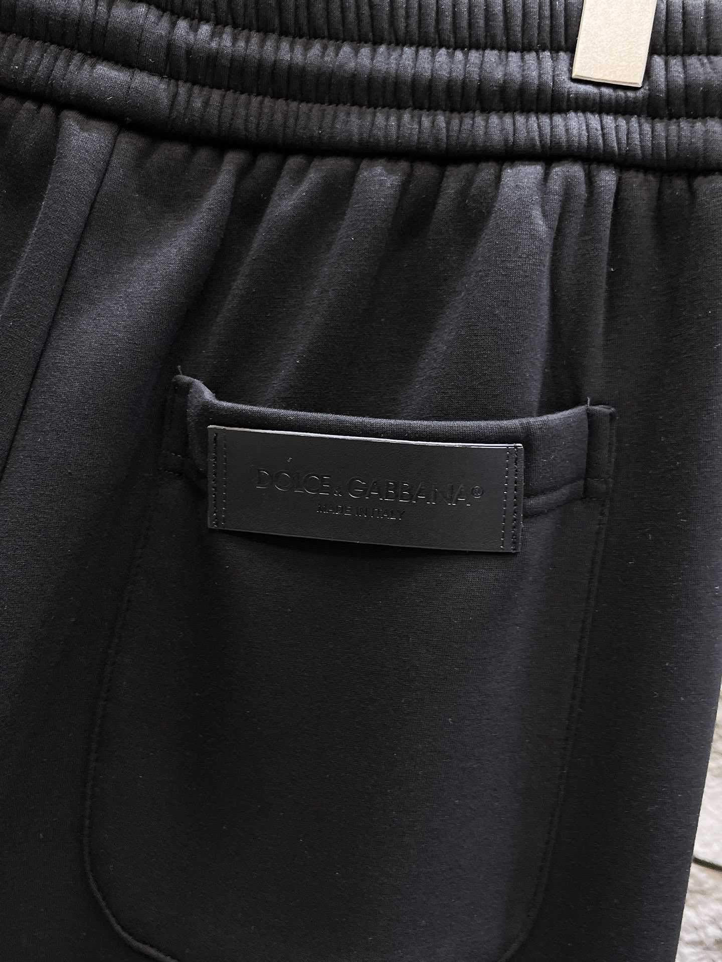 Dolcegabbana Basic Clothing Cotton Black Fleece Lined S-m-xl