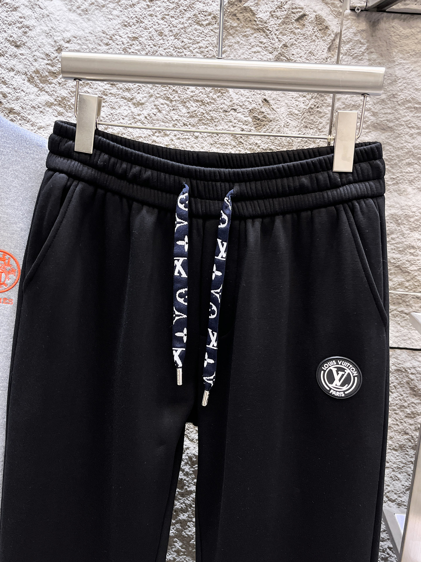 Louis Vuitton Basic Clothing Cotton Black Fleece Lined S-m-l-xl