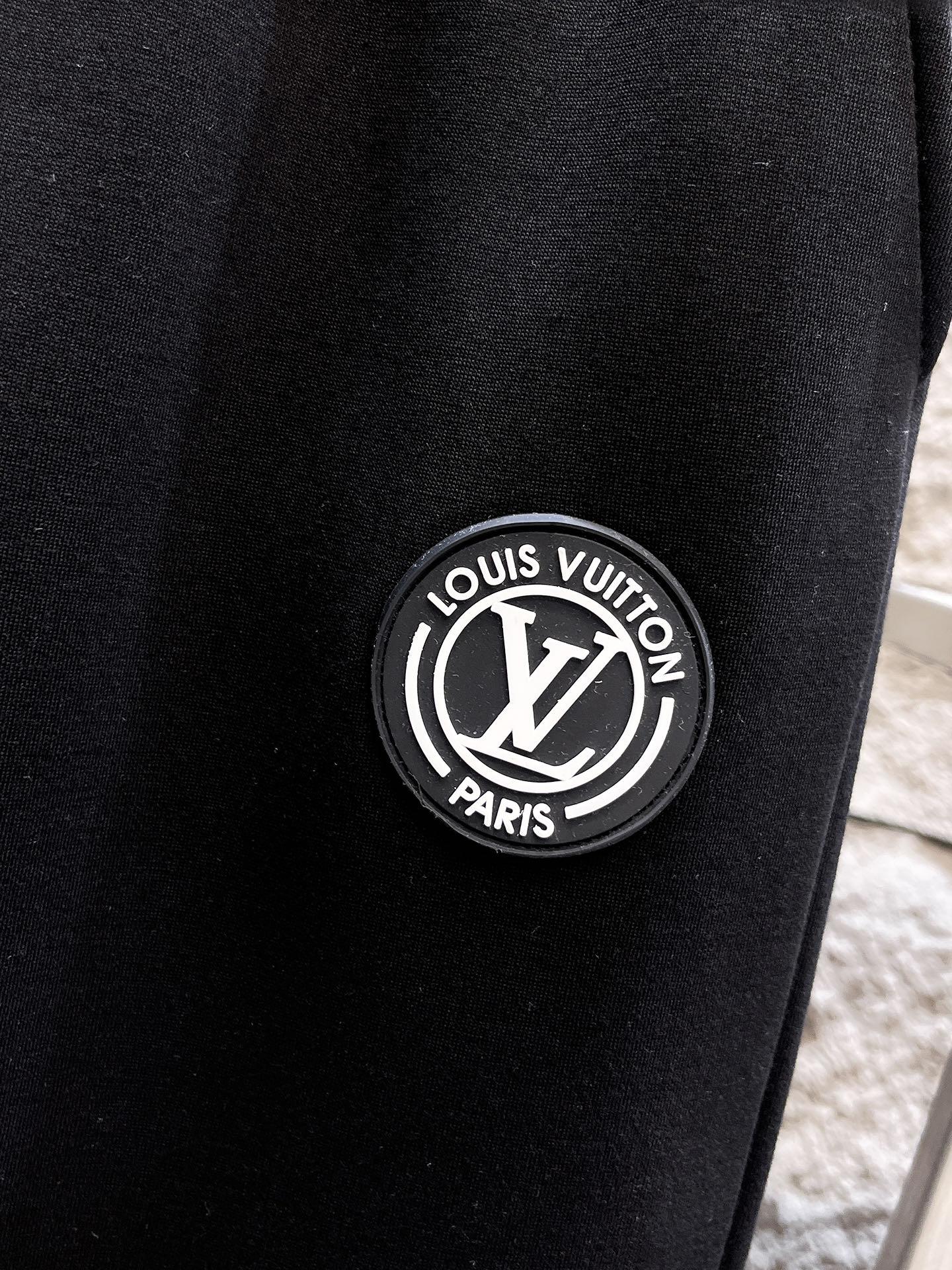 Louis Vuitton Basic Clothing Cotton Black Fleece Lined S-m-l-xl