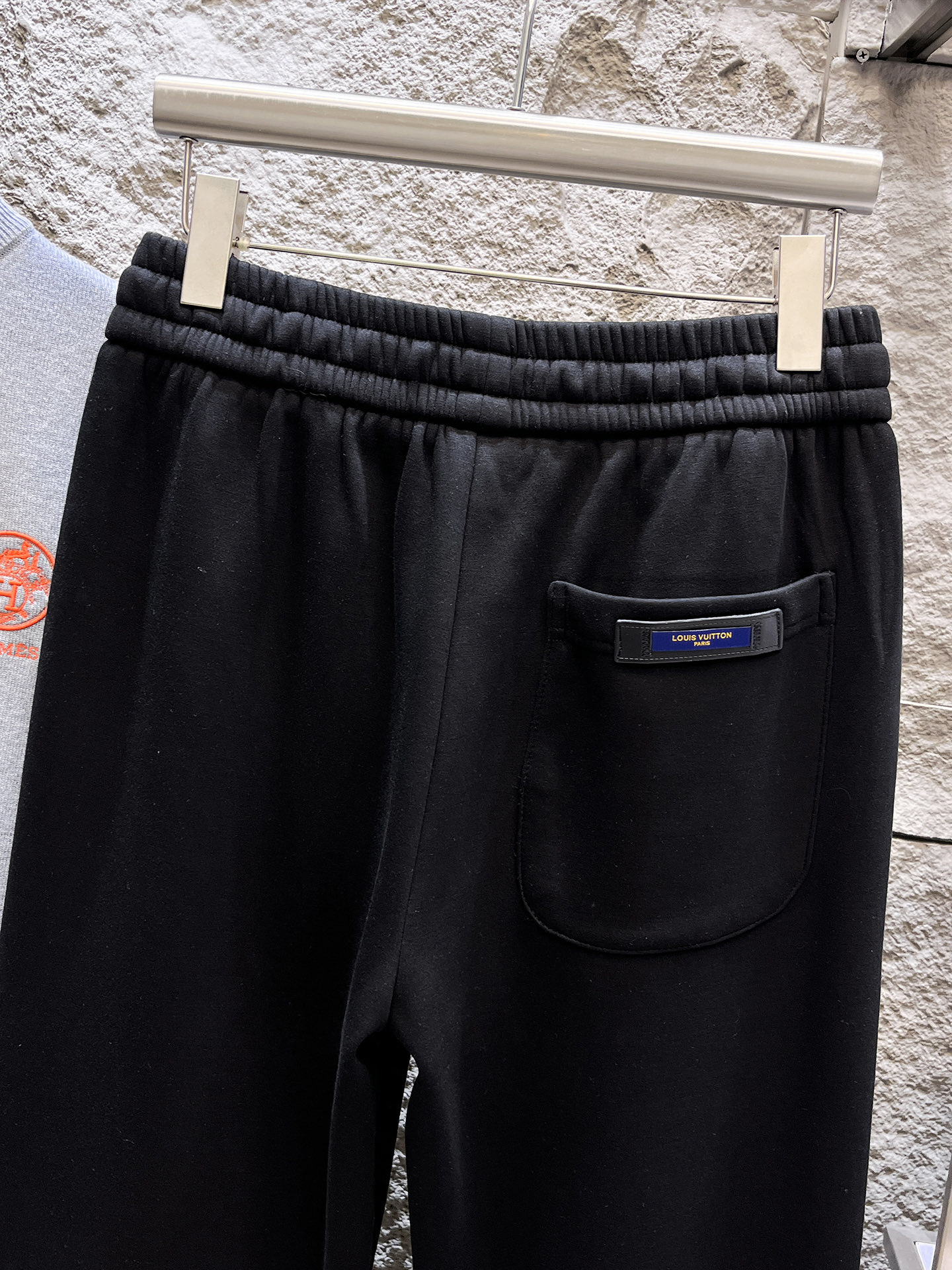 Louis Vuitton Basic Clothing Cotton Black Fleece Lined S-m-l-xl