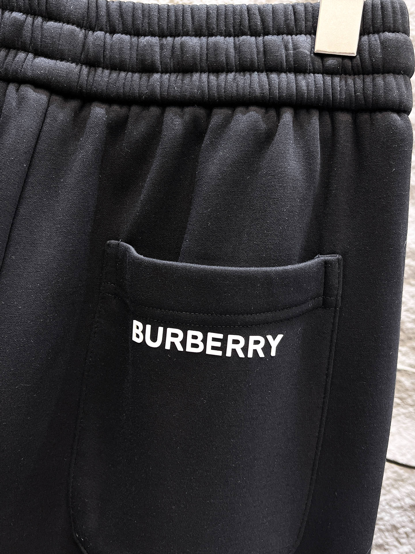 Burberry Basic Clothing Cotton Black Fleece Lined S-m-xl