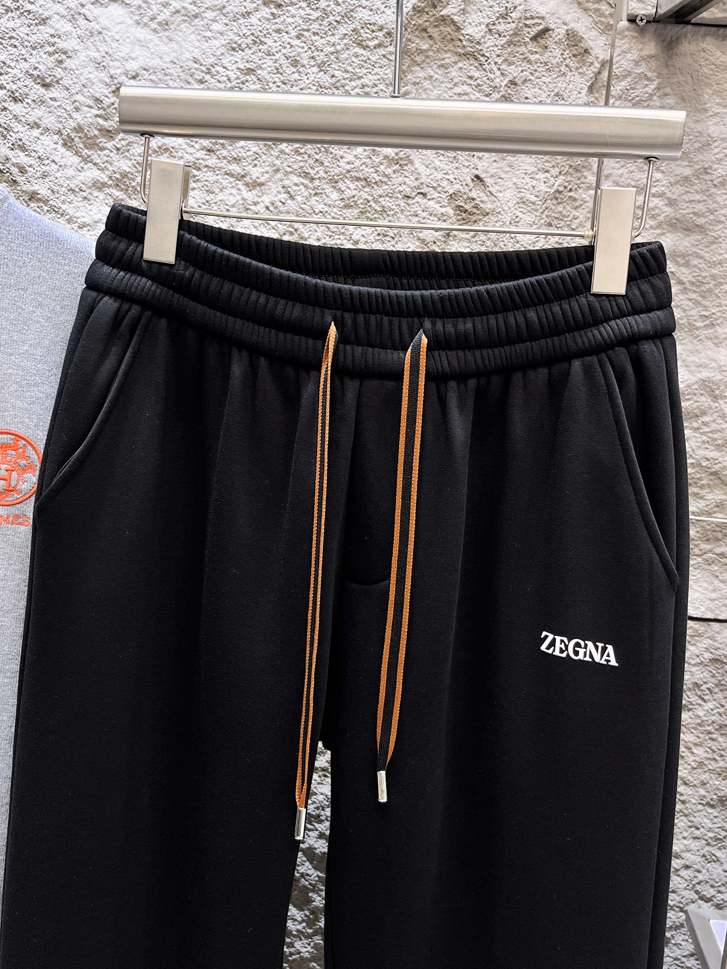 Ermenegildo Zegna Basic Clothing Cotton Black Fleece Lined S-m-xl
