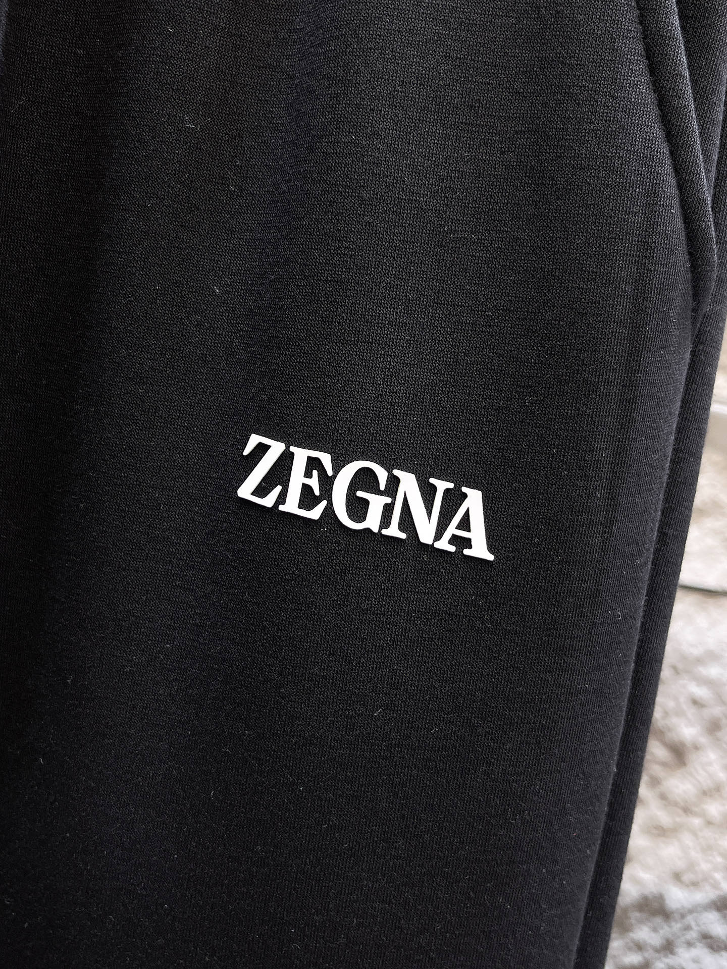 Ermenegildo Zegna Basic Clothing Cotton Black Fleece Lined S-m-xl