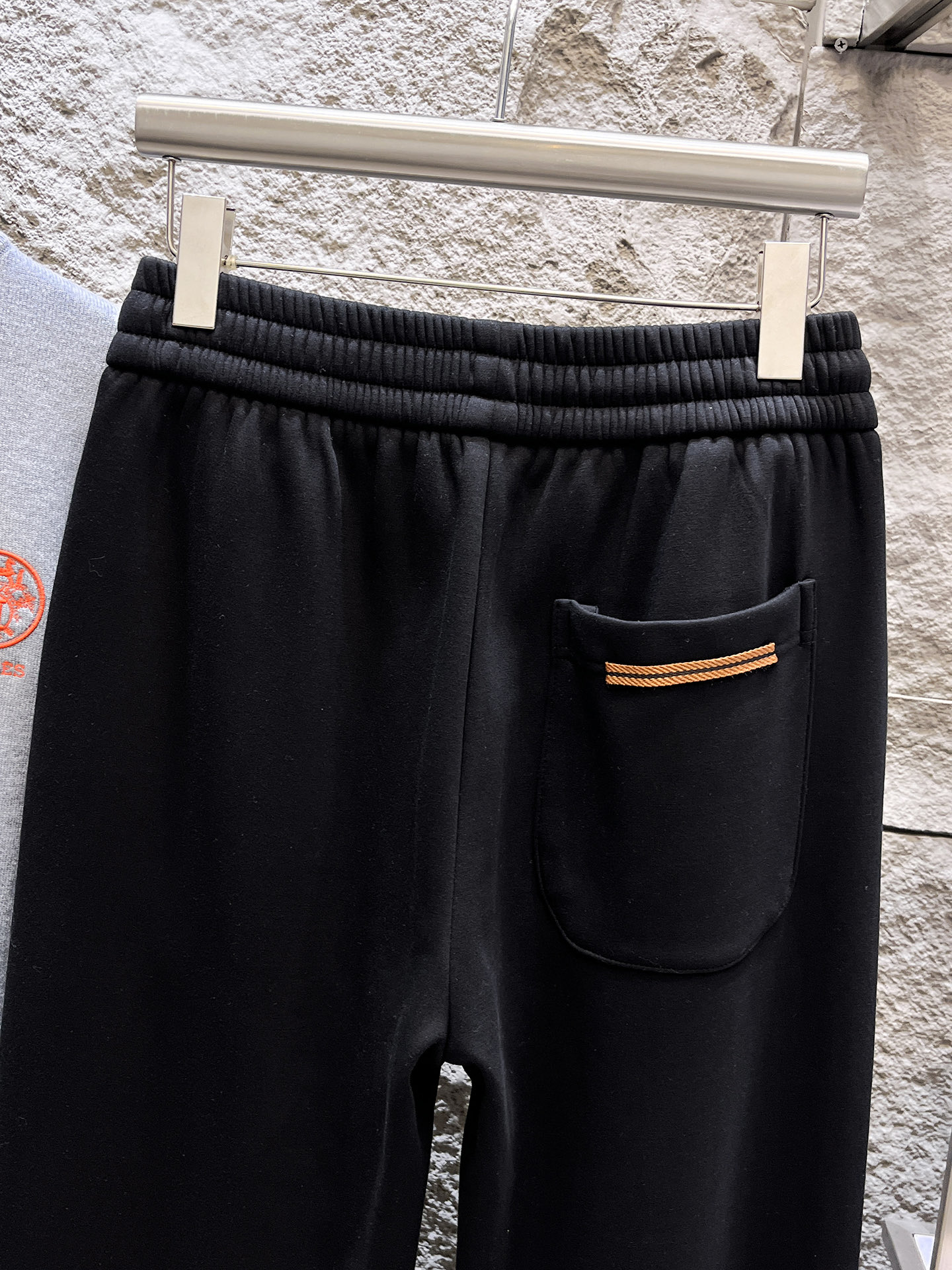 Ermenegildo Zegna Basic Clothing Cotton Black Fleece Lined S-m-xl