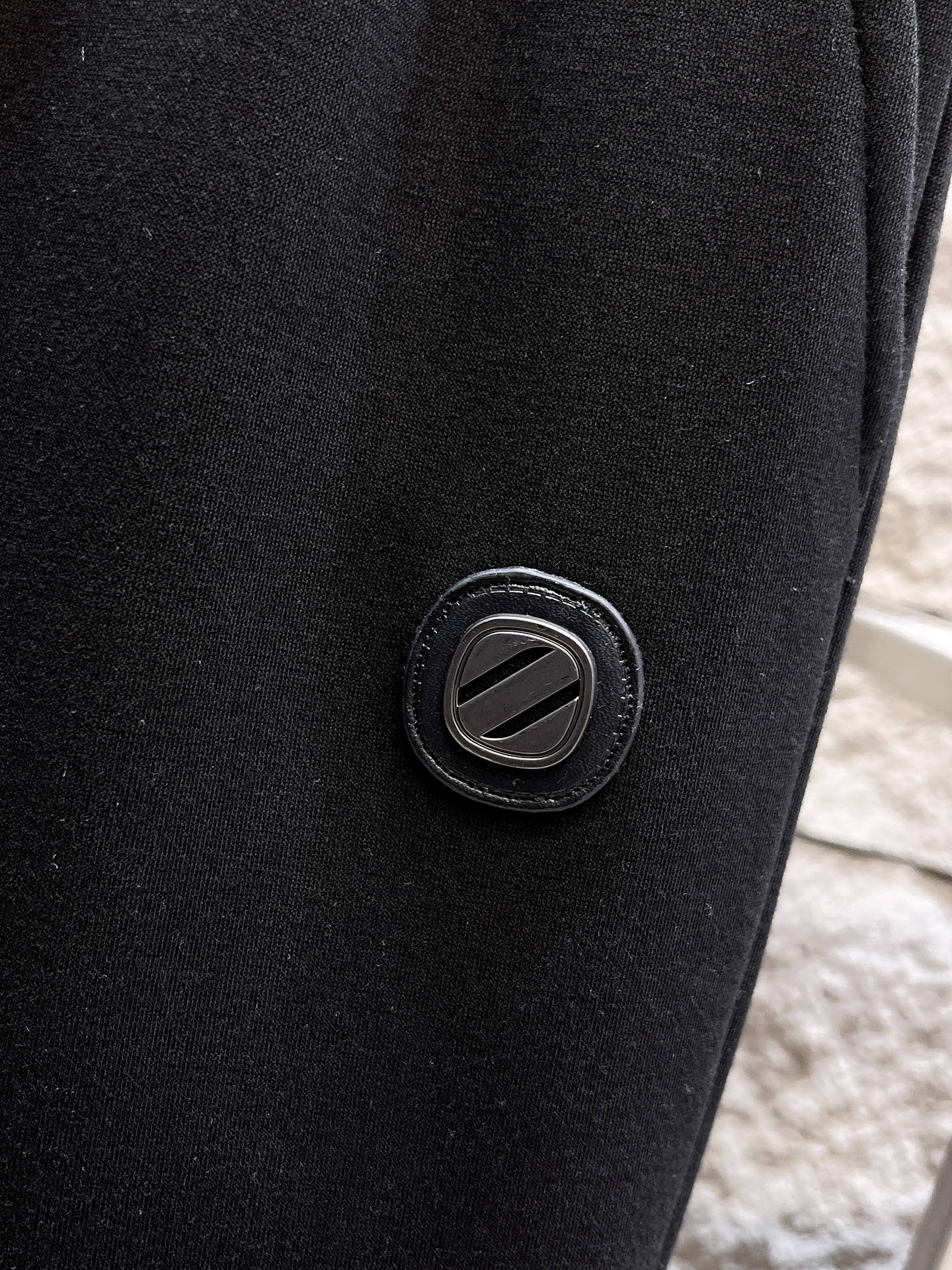 Ermenegildo Zegna Basic Clothing Cotton Black Fleece Lined S-m-xl
