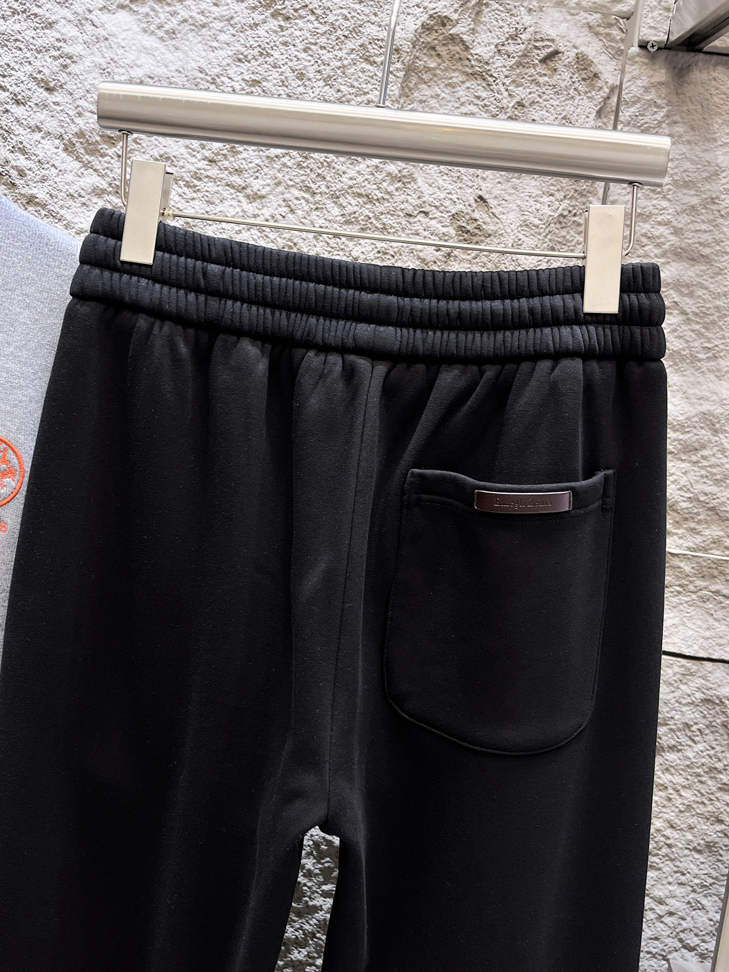 Ermenegildo Zegna Basic Clothing Cotton Black Fleece Lined S-m-xl
