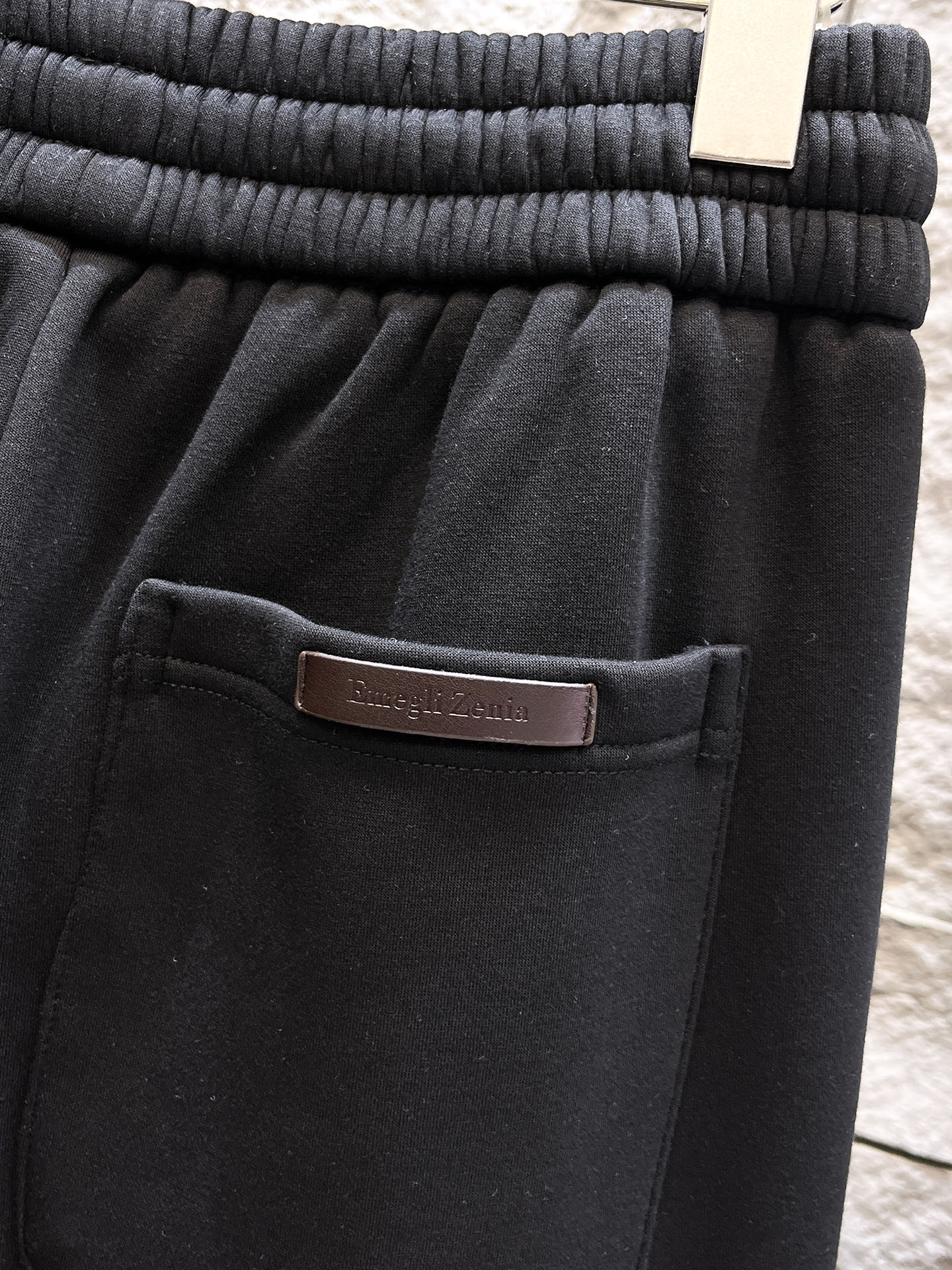Ermenegildo Zegna Basic Clothing Cotton Black Fleece Lined S-m-xl