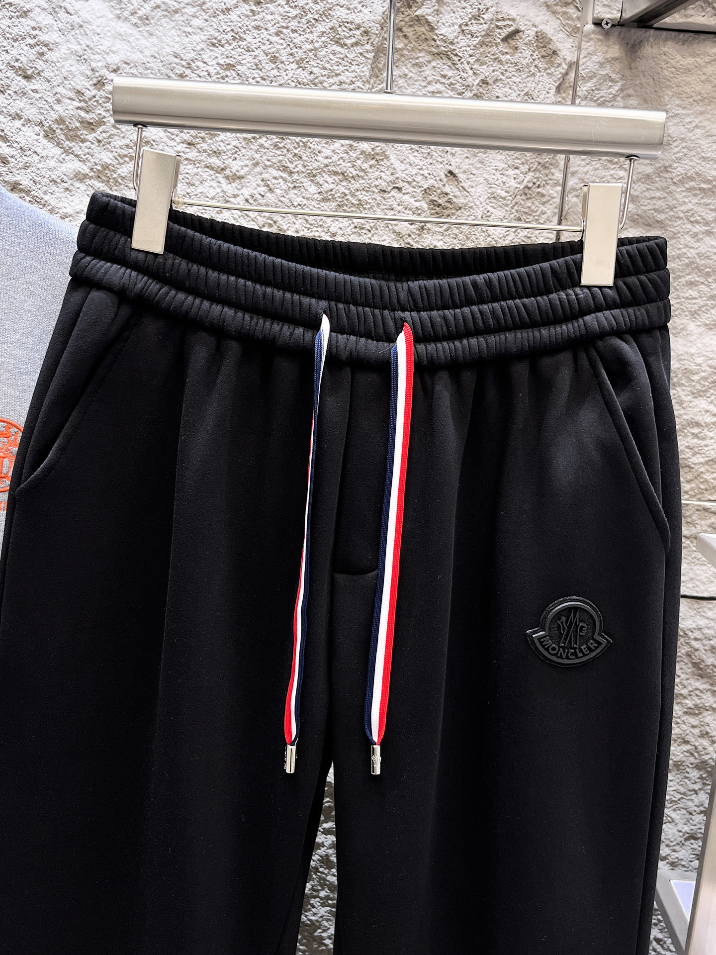 Moncler Basic Clothing Cotton Black Fleece Lined S-m-l-xl