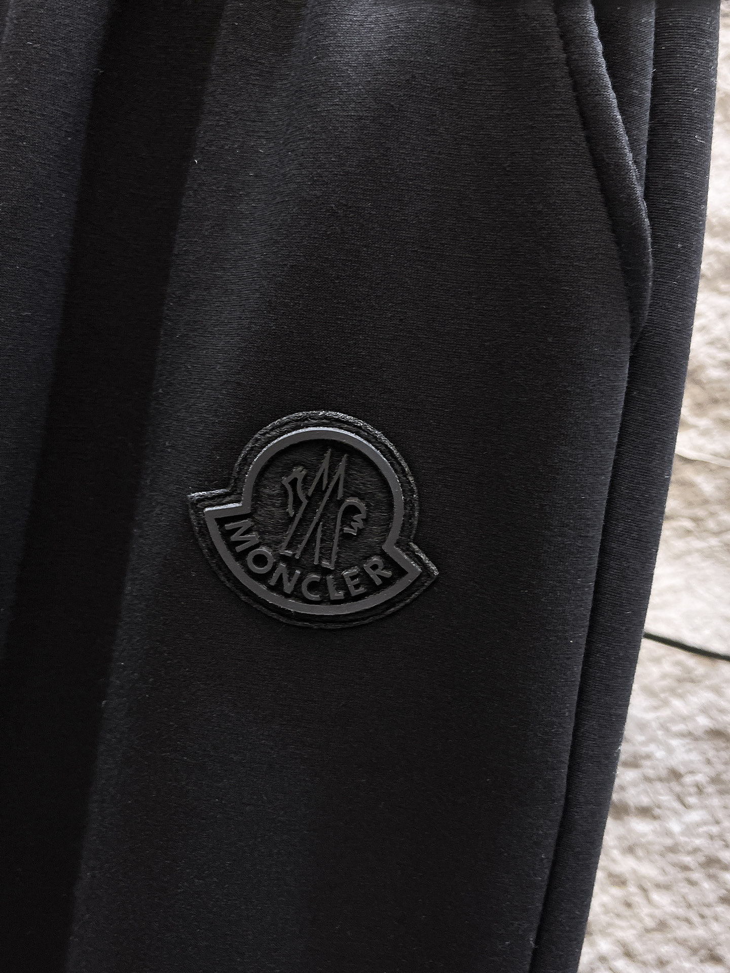 Moncler Basic Clothing Cotton Black Fleece Lined S-m-l-xl