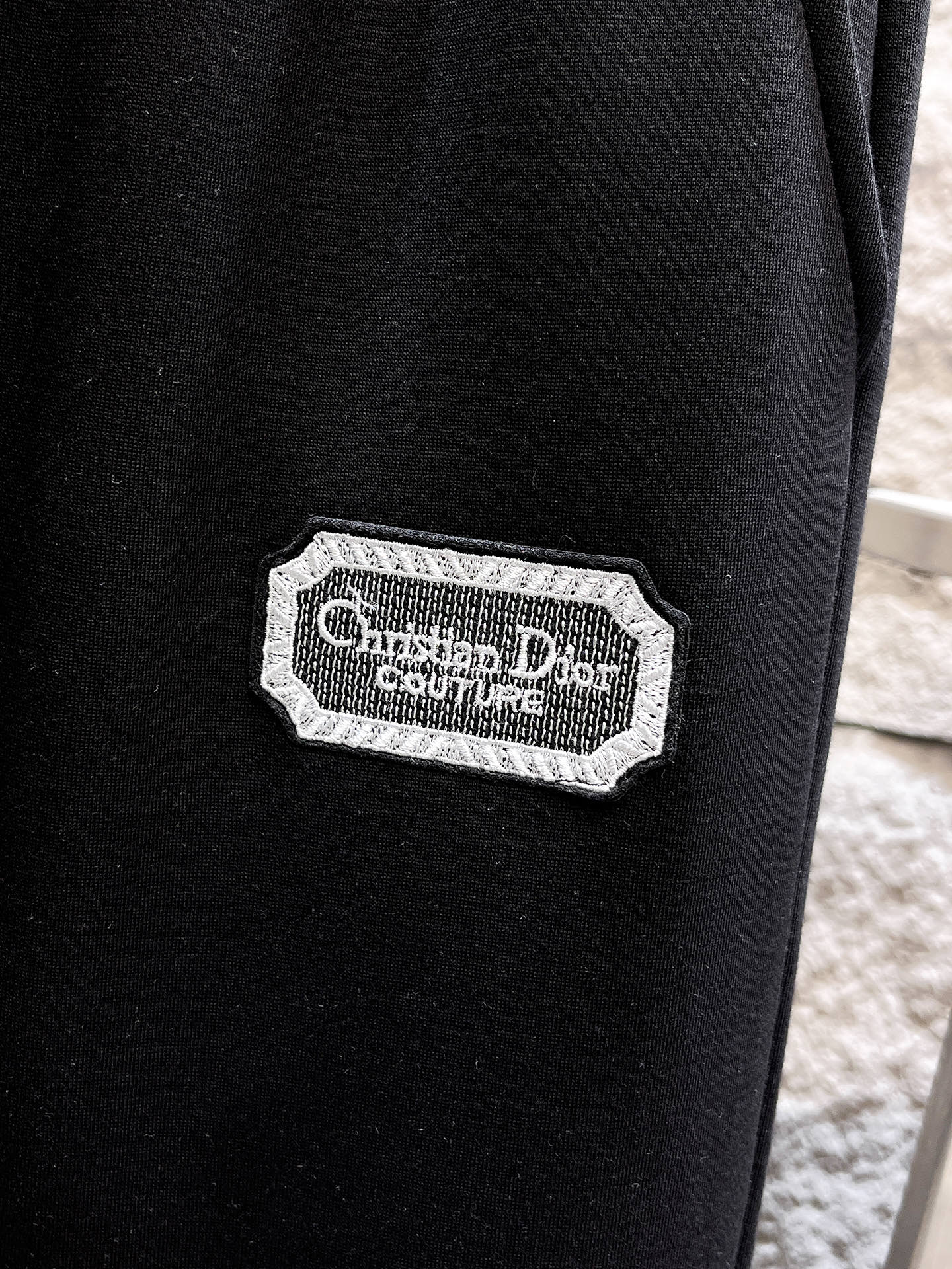 Dior Basic Clothing Cotton Black Fleece Lined S-m-xl