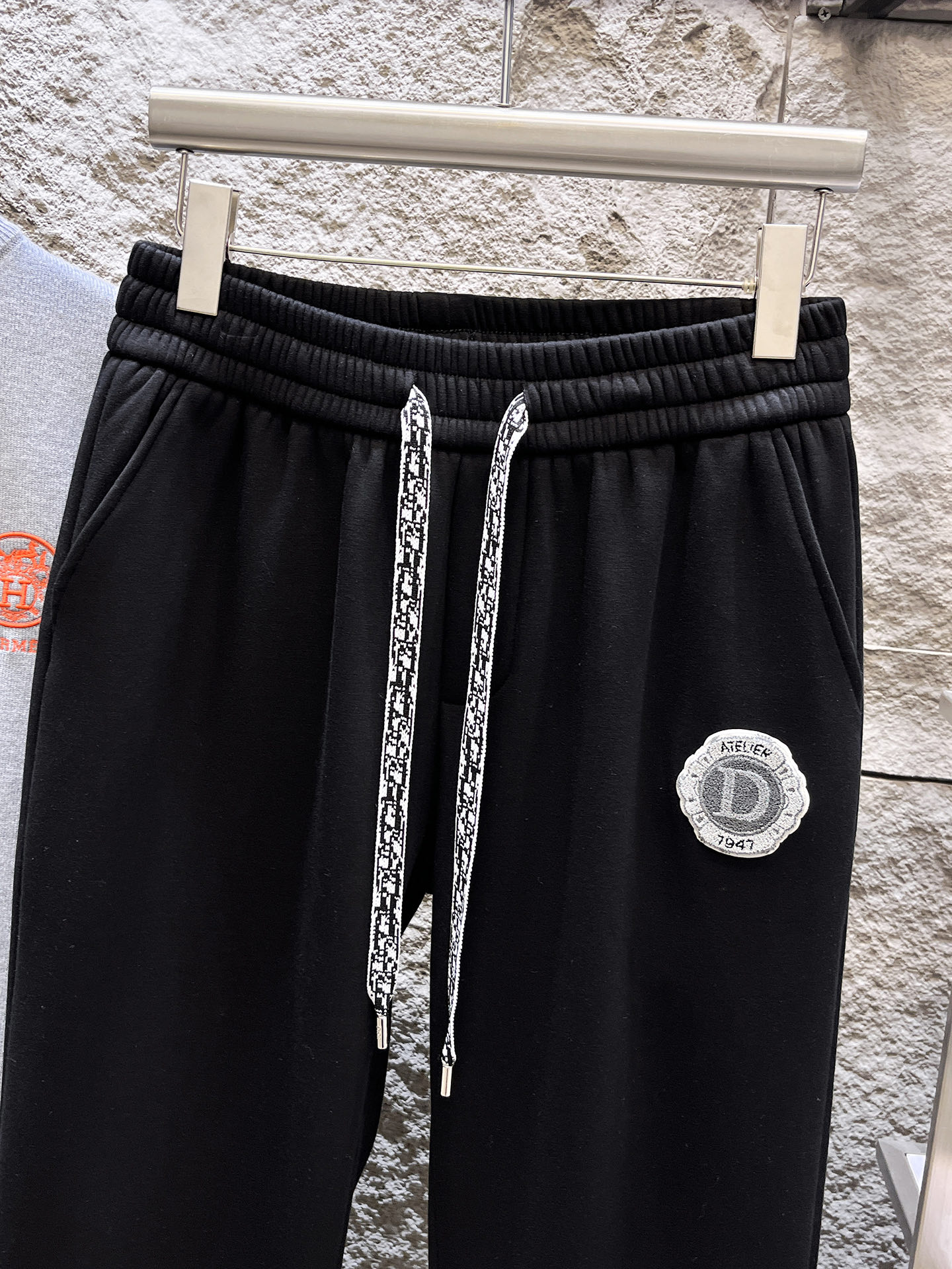 Dior Basic Clothing Cotton Black Fleece Lined S-m-xl