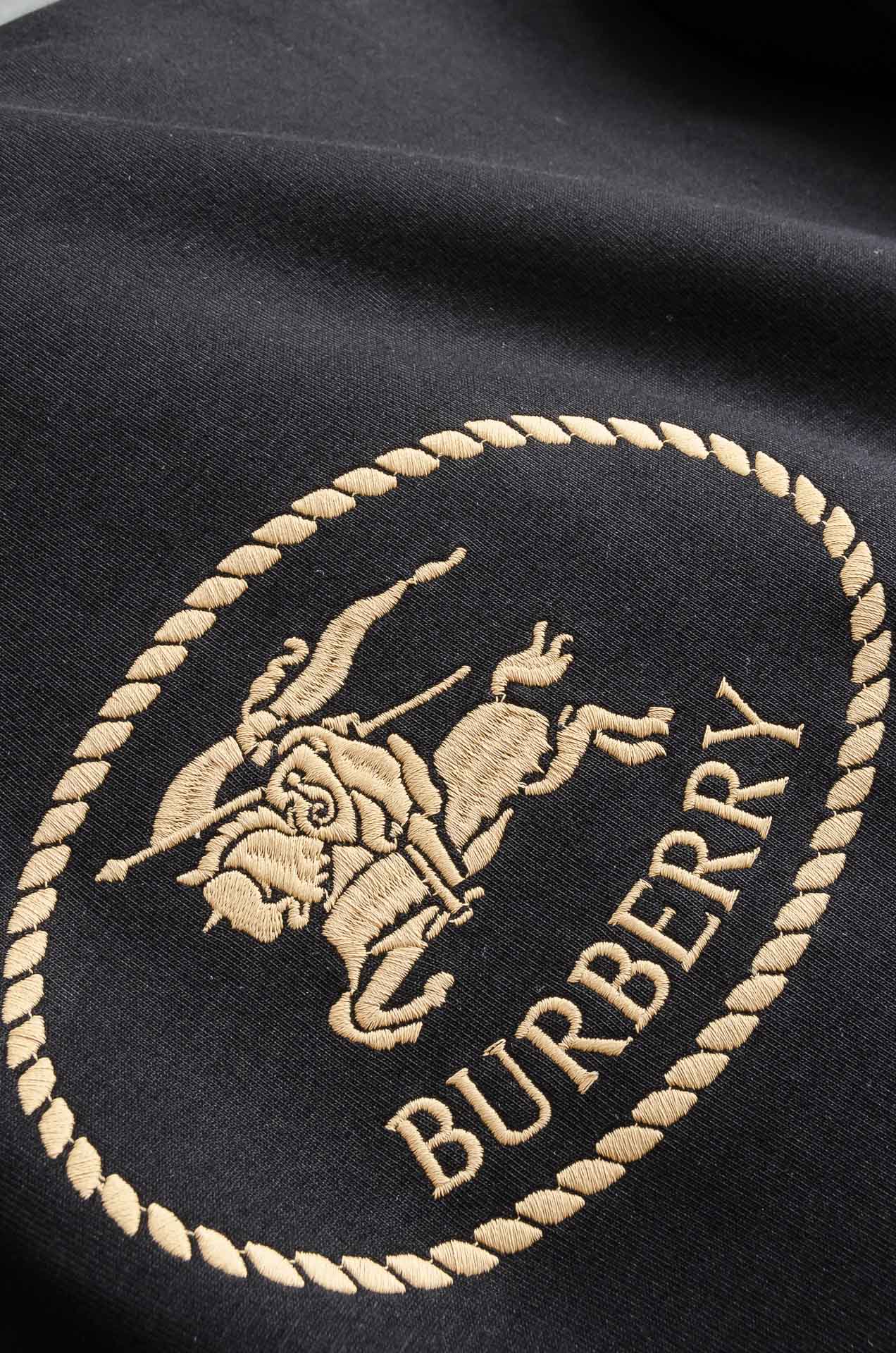 Burberry Hoodie Polyester Black Hooded M-xxxl