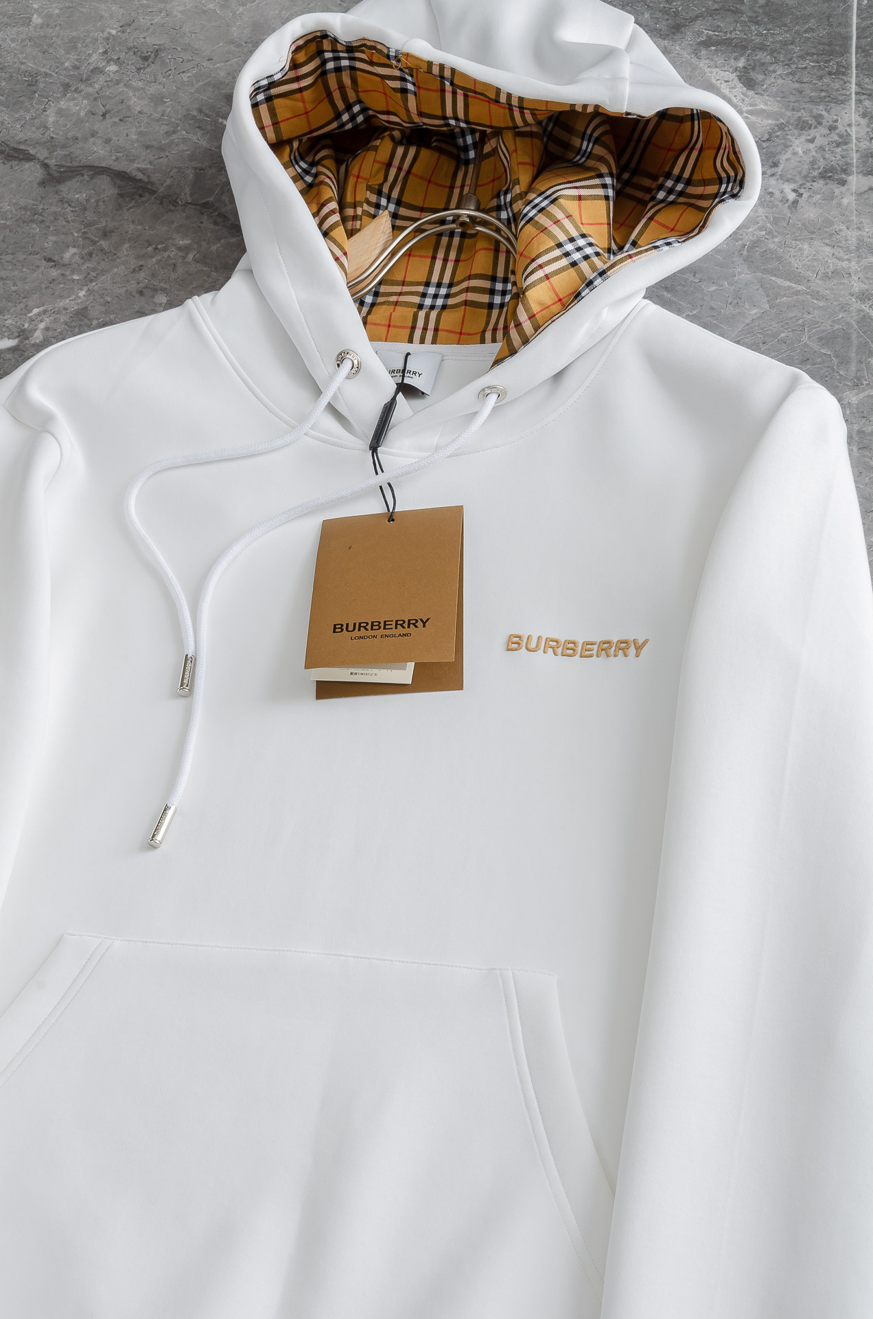 Burberry Hoodie Polyester Black Hooded M-xxxl