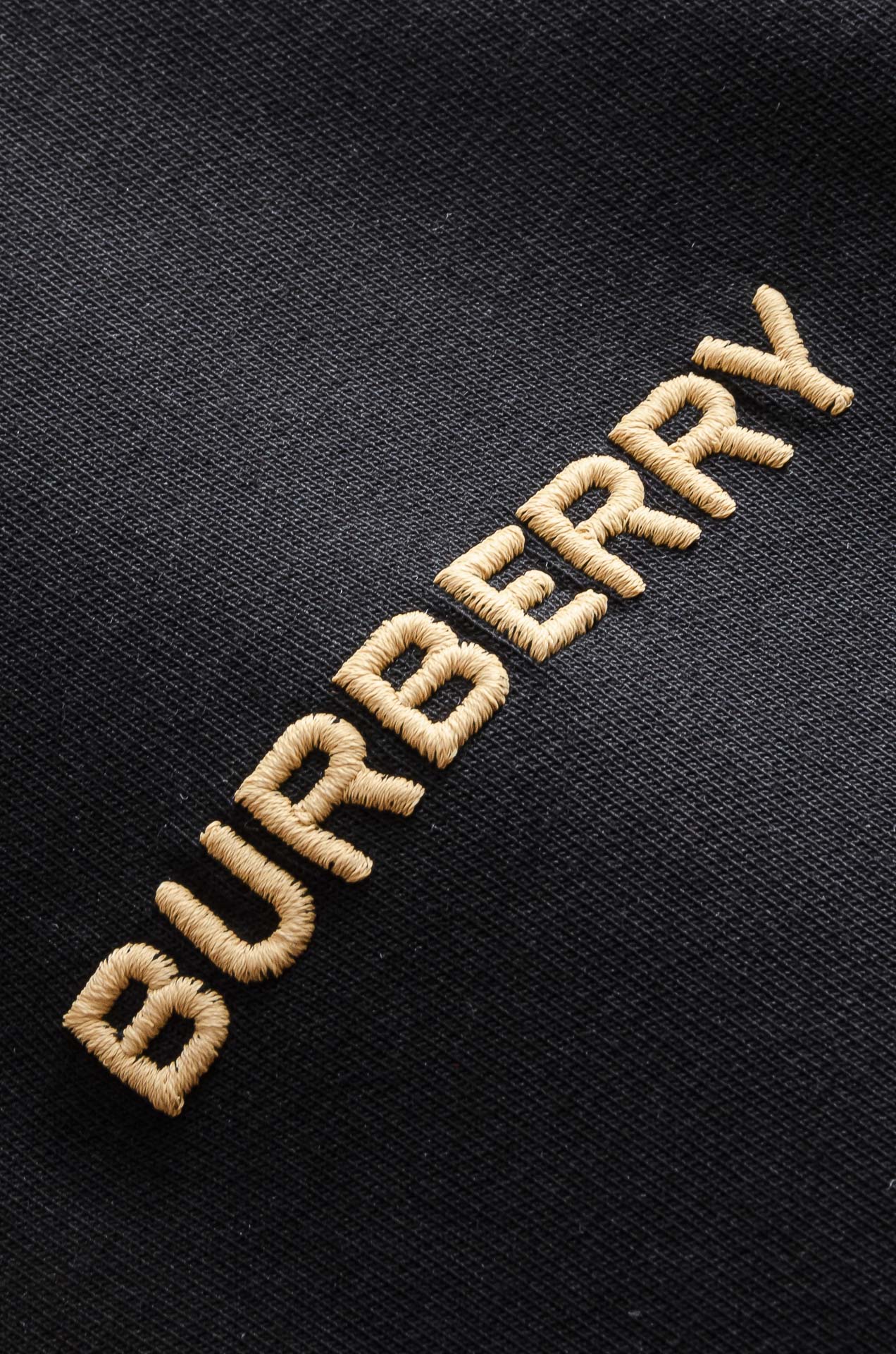 Burberry Male Hoodie Polyester Black Hooded M-xxxl