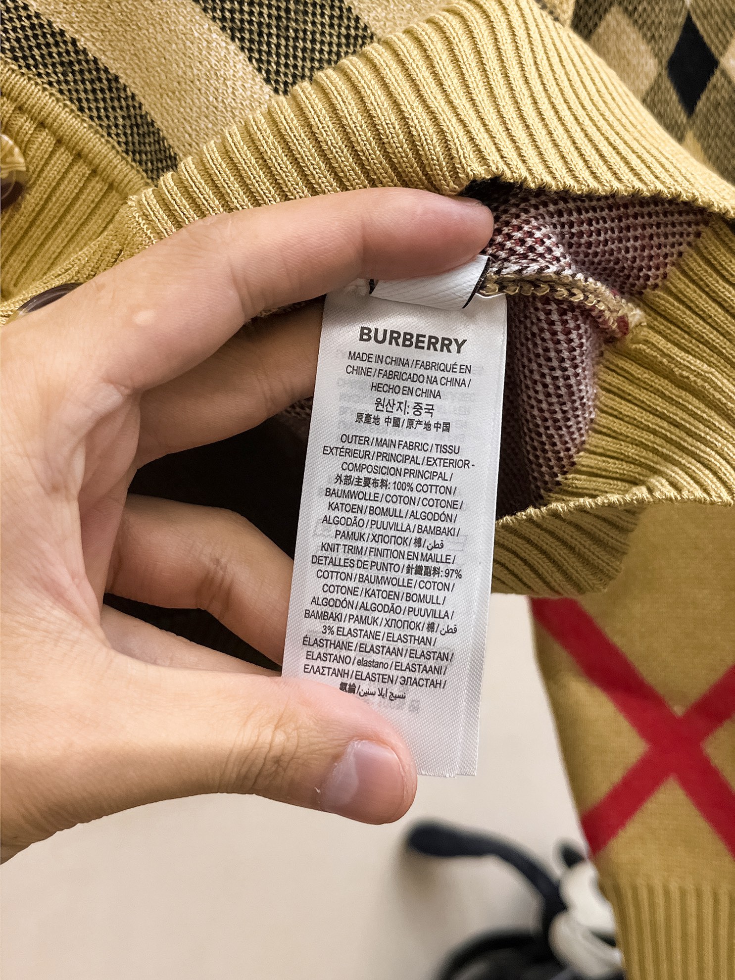 Burberry Basic Clothing Wool M-l-xxl
