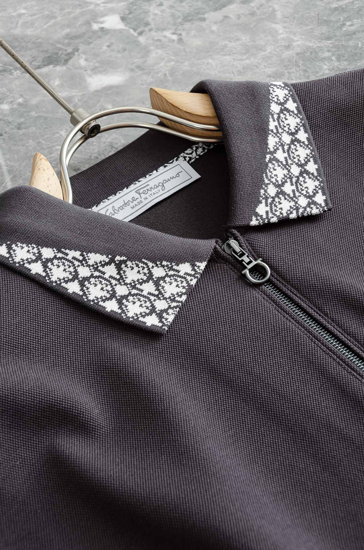 Ferragamo Male Basic Clothing Cotton Fleece Lined M-xxxl