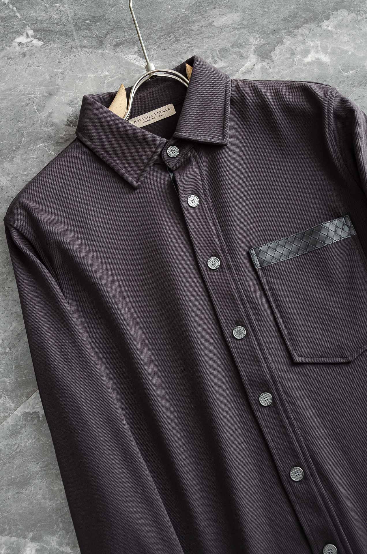Bottega Veneta Male Shirt Cotton Fleece Lined M-xxxl