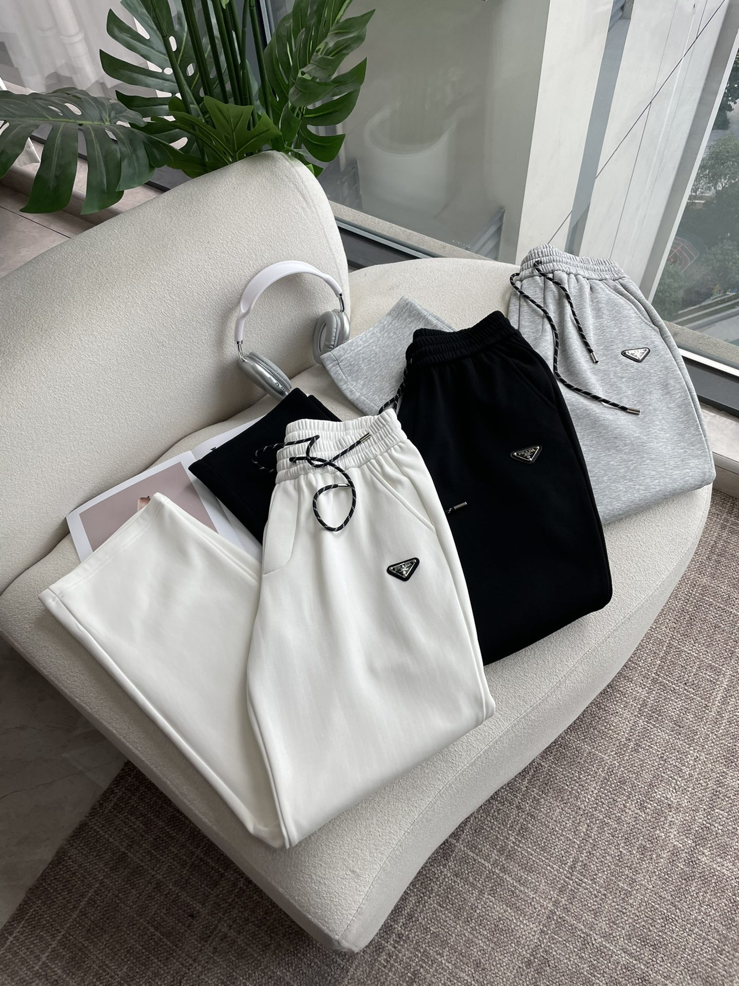 Prada Basic Clothing Fleece Lined M-xxxl