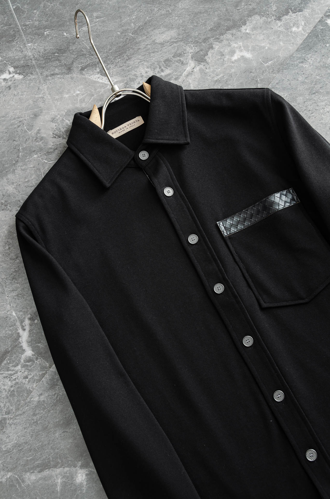 Bottega Veneta Male Shirt Cotton Fleece Lined M-xxxl
