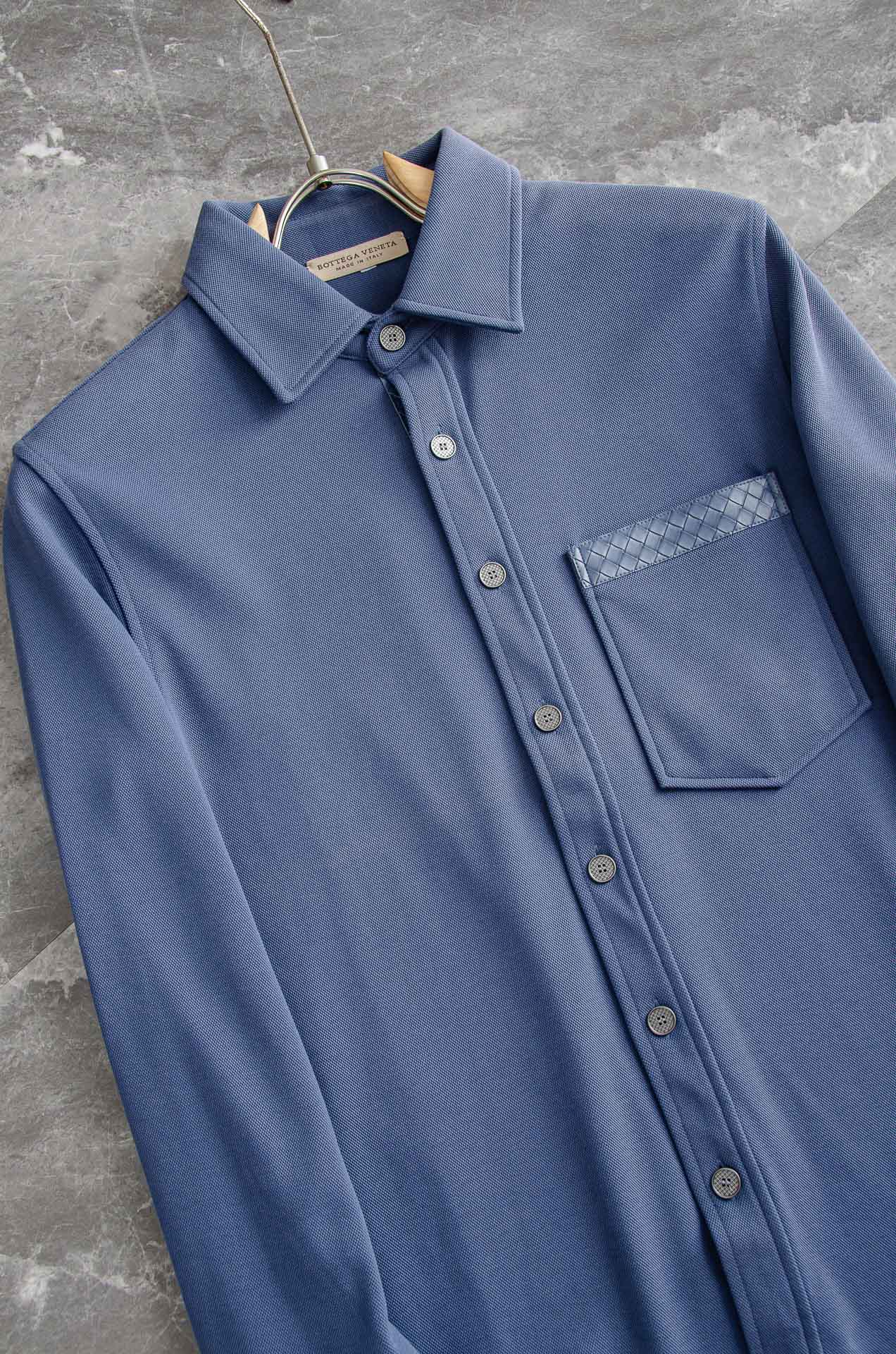 Bottega Veneta Male Shirt Cotton Fleece Lined M-xxxl