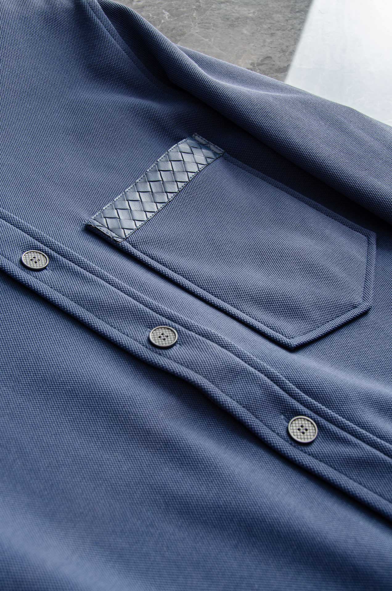 Bottega Veneta Male Shirt Cotton Fleece Lined M-xxxl