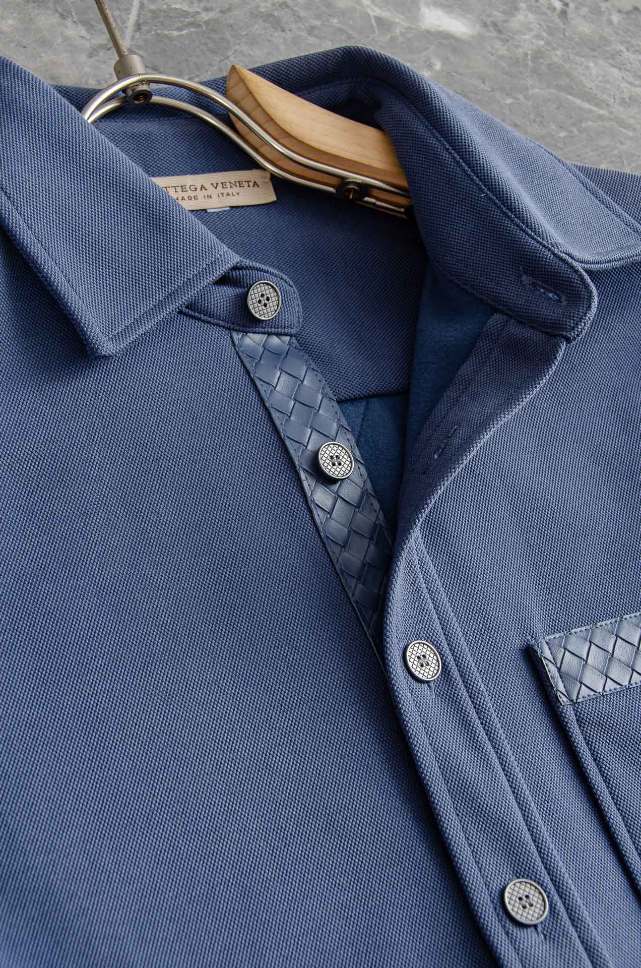 Bottega Veneta Male Shirt Cotton Fleece Lined M-xxxl