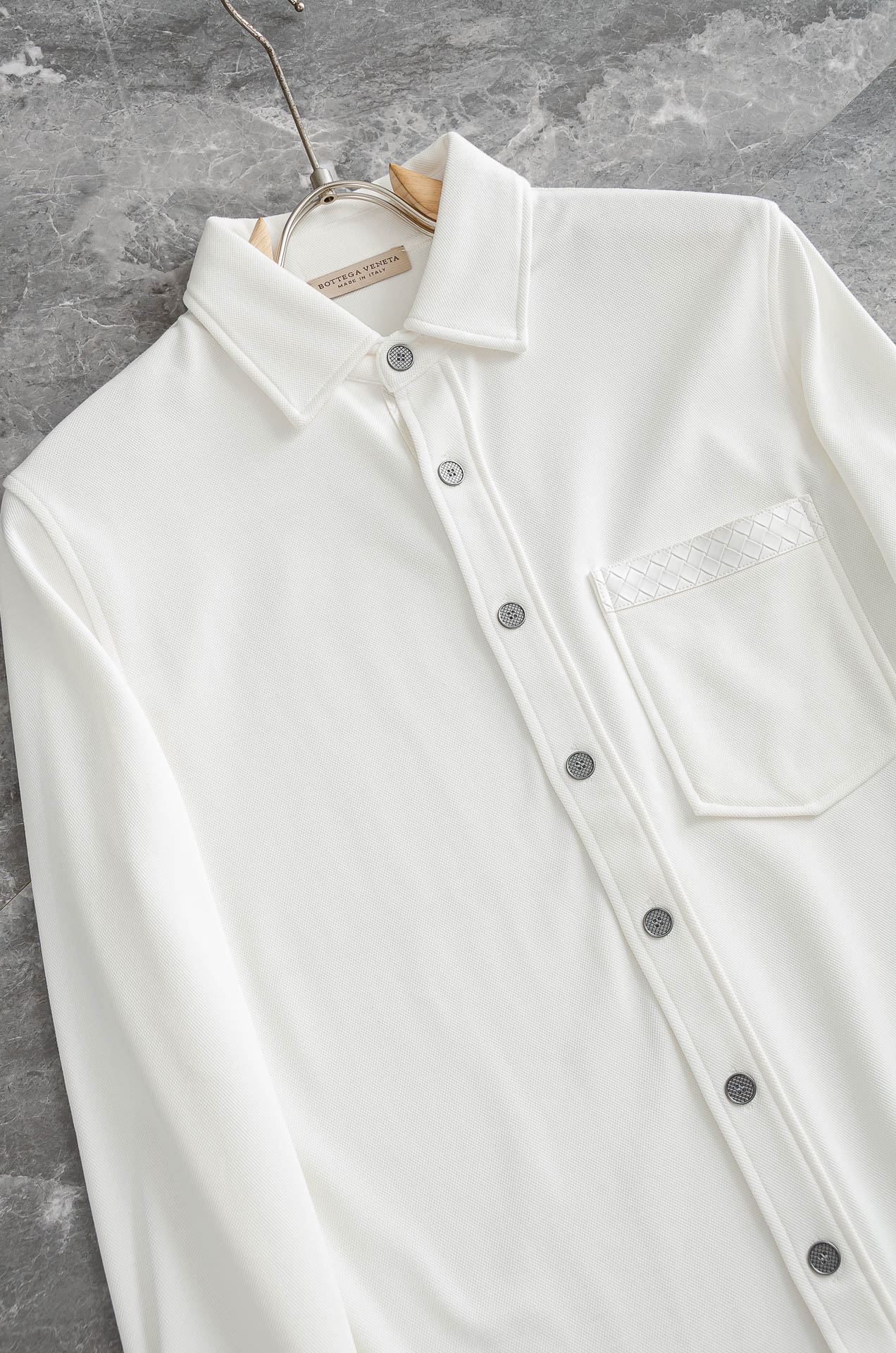 Bottega Veneta Male Shirt Cotton Fleece Lined M-xxxl